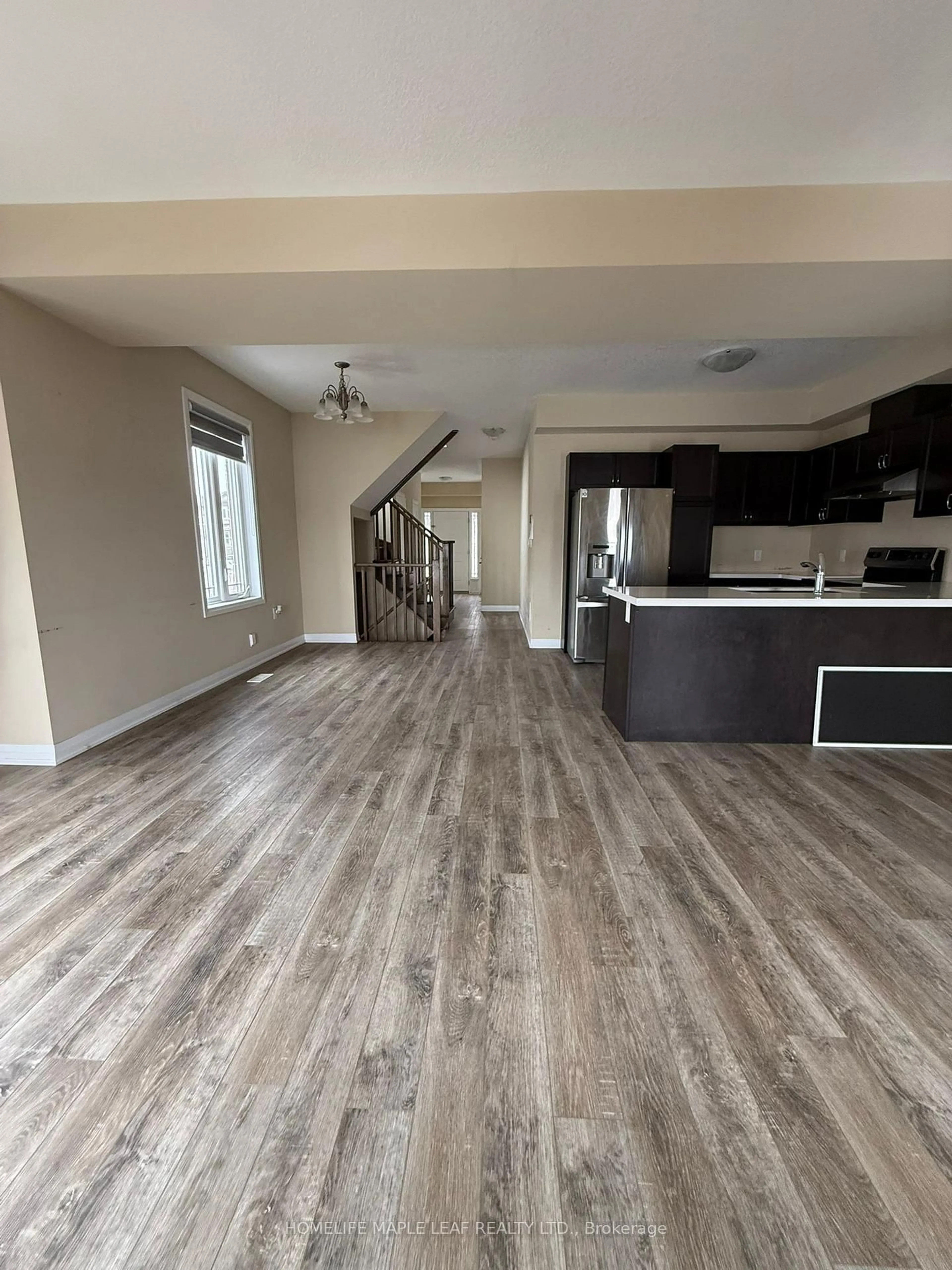 Open concept kitchen, wood/laminate floor for 2 Laguna Village Cres, Hamilton Ontario L0R 1P0
