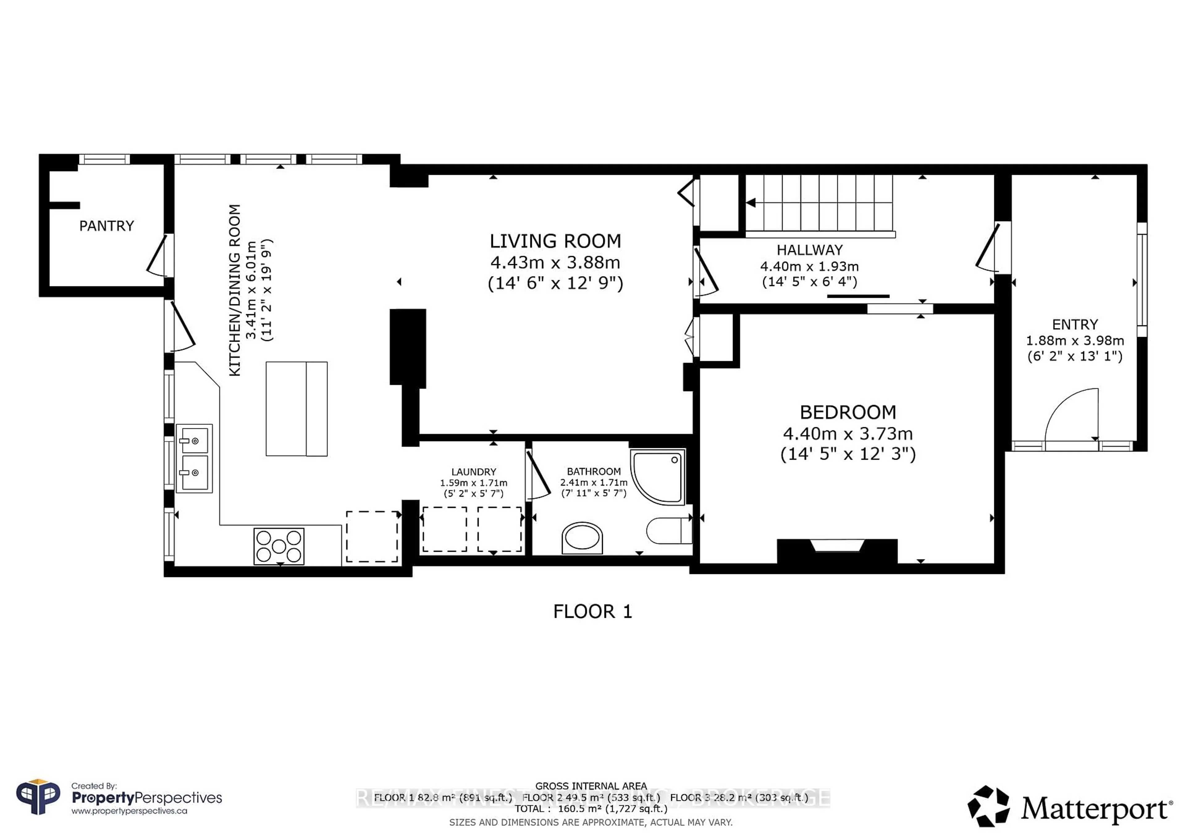 Floor plan for 463 Victoria St, Kingston Ontario K7L 3Z8