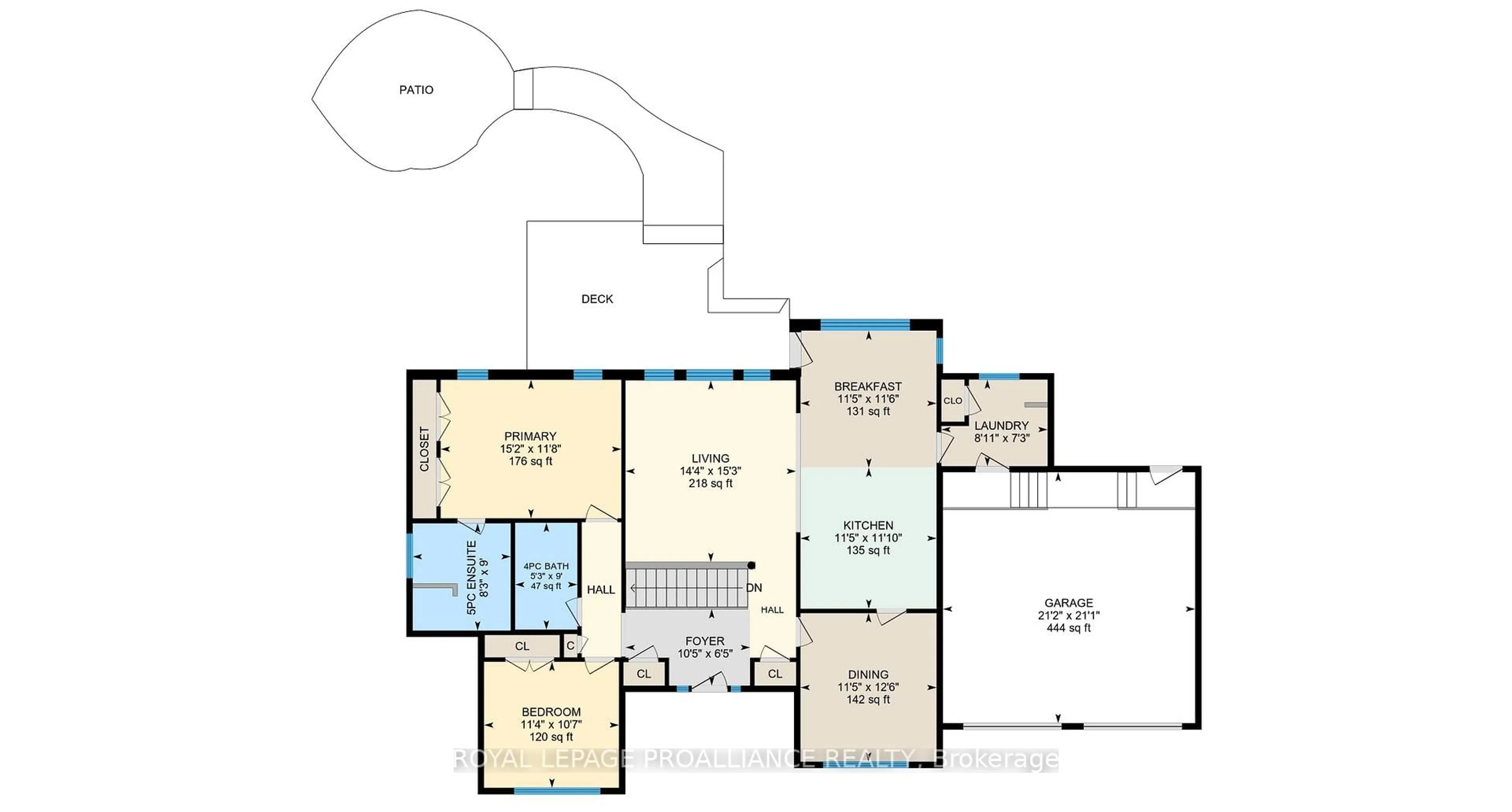 Floor plan for 278 Ivey Cres, Cobourg Ontario K9A 5X3