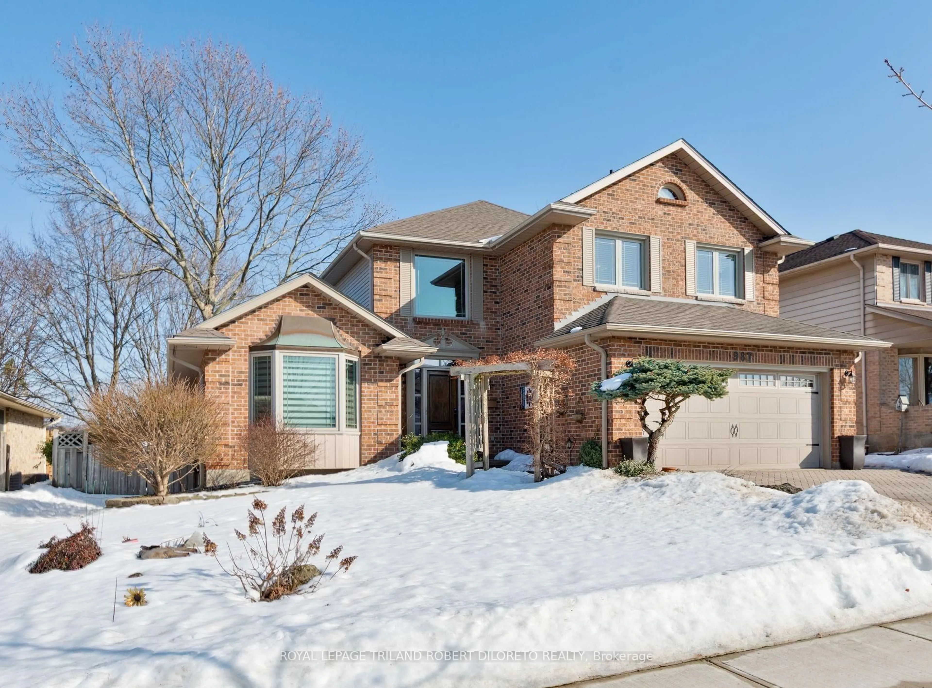 Home with brick exterior material, street for 987 Griffith St, London South Ontario N6K 3Z2