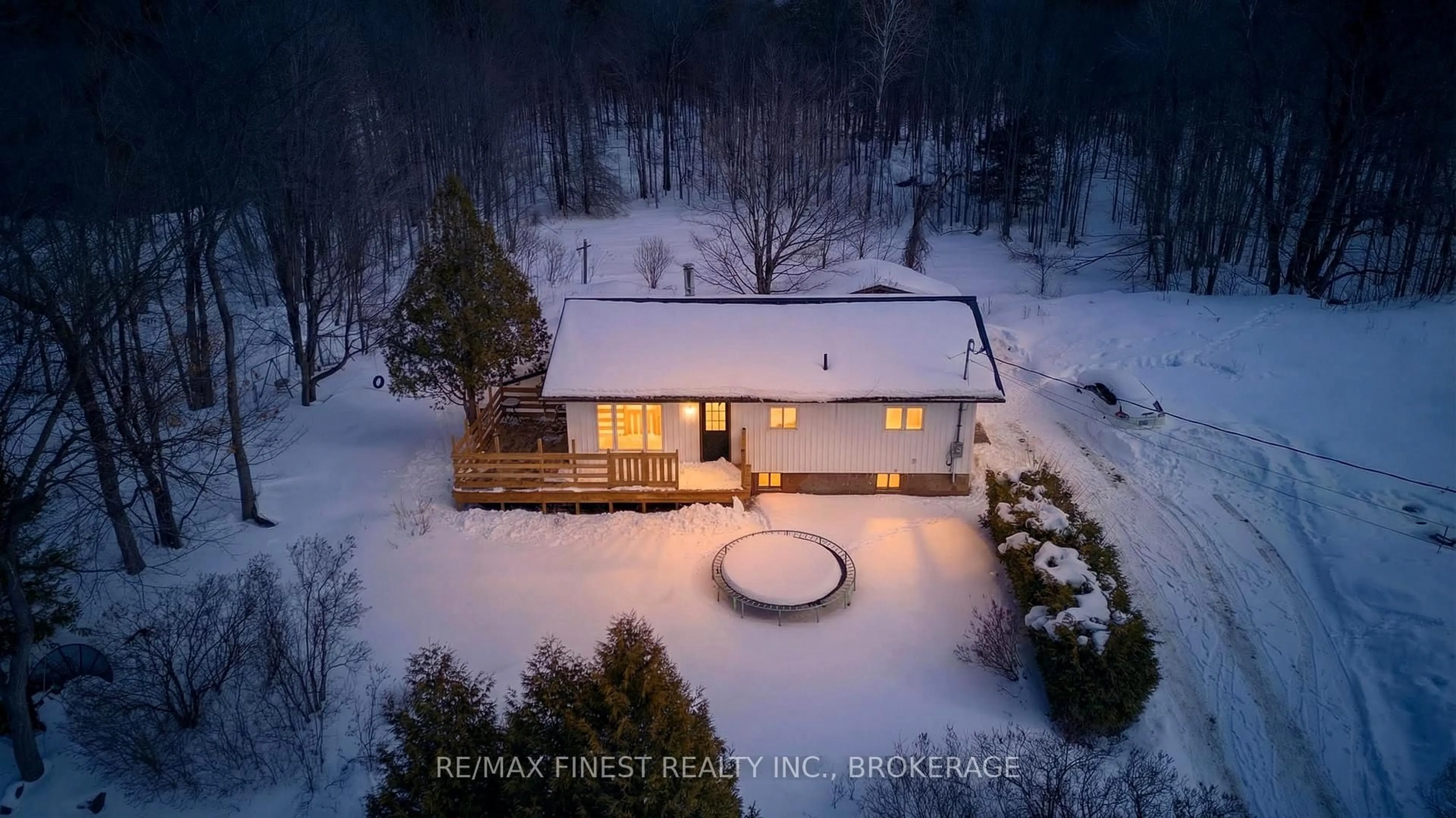 A pic from outside/outdoor area/front of a property/back of a property/a pic from drone, forest/trees view for 12452 Road 38 Rd, Tichborne Ontario K0H 2V0