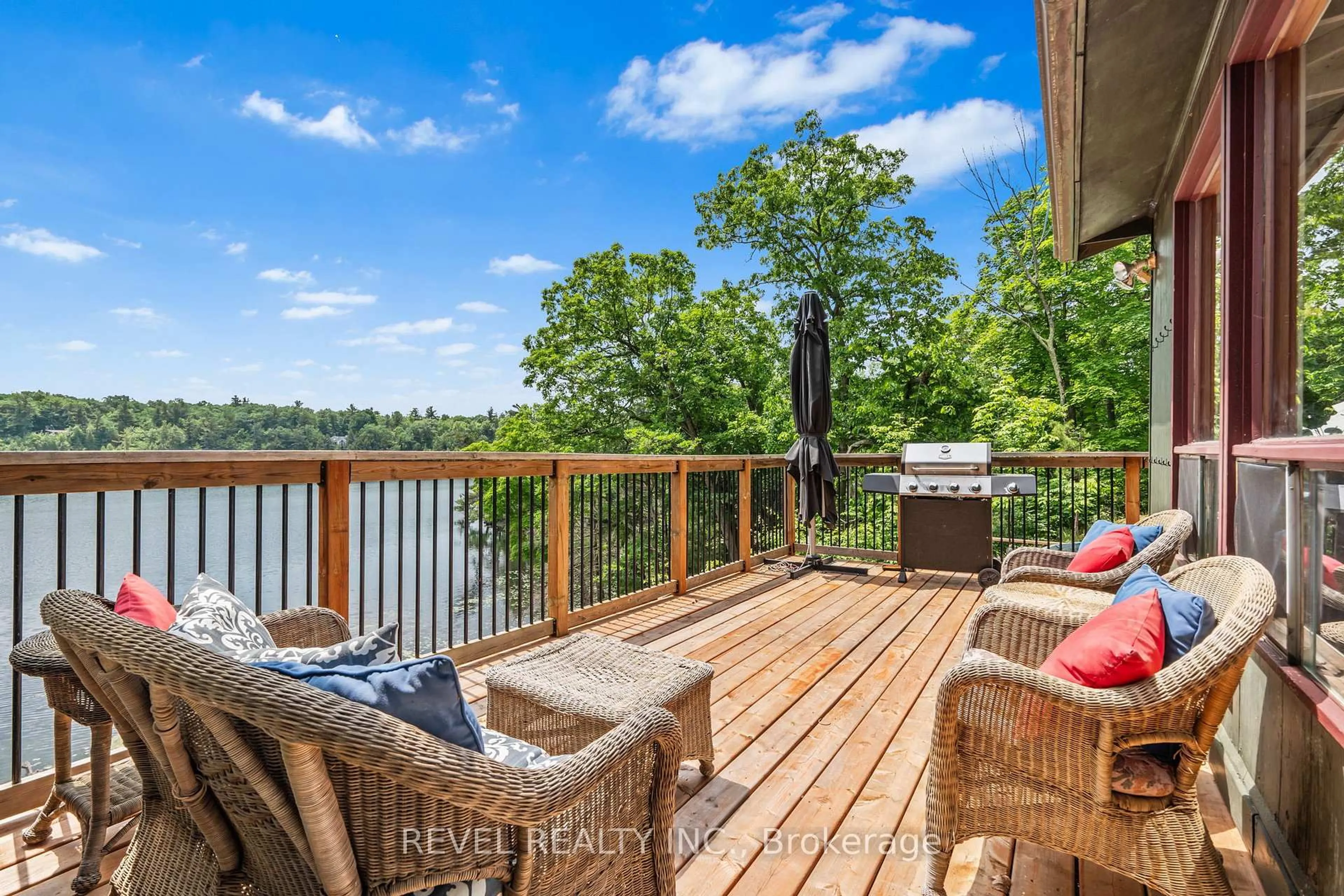 Patio, water/lake/river/ocean view for 49 Sleepy Hollow Rd, Rideau Lakes Ontario K0G 1E0