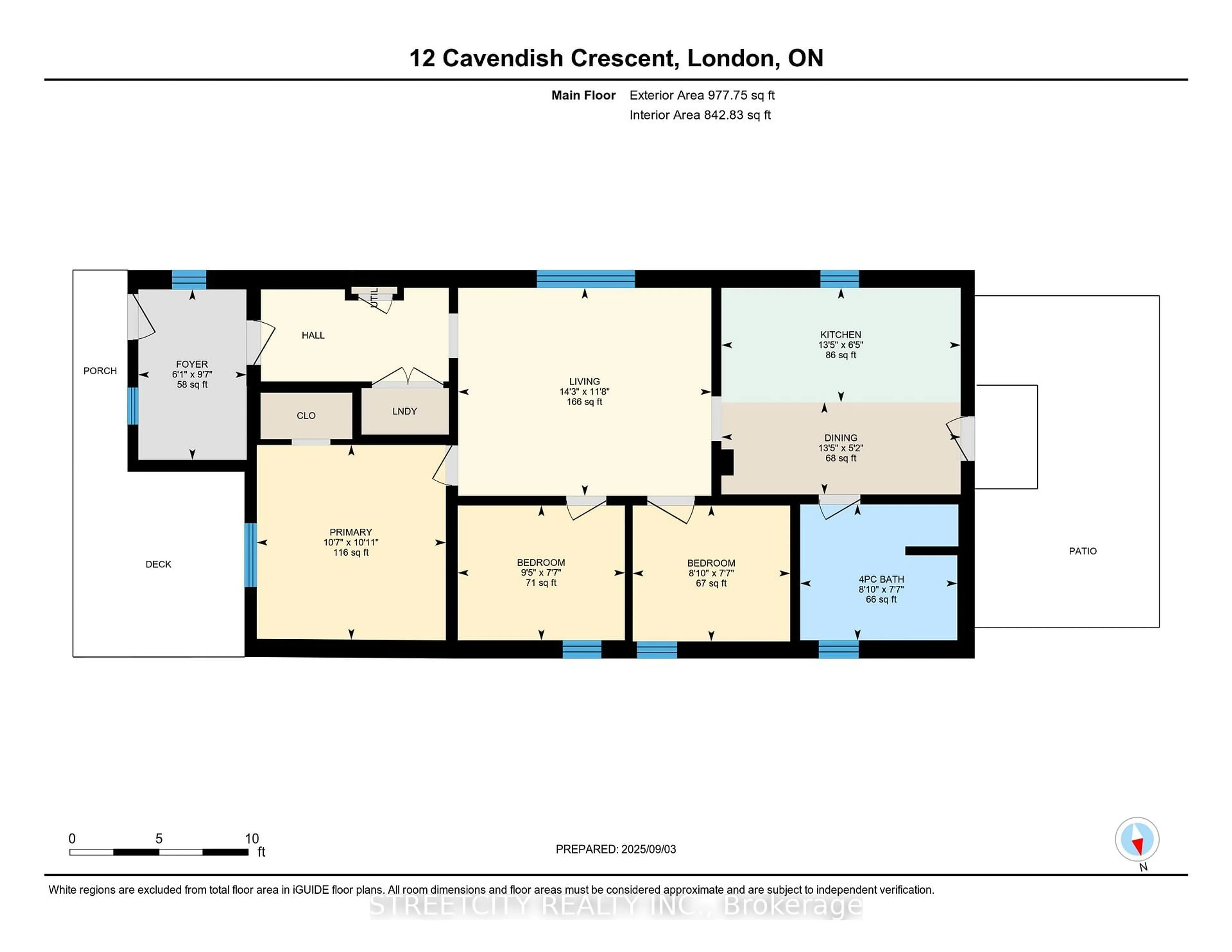 Floor plan for 12 Cavendish Cres, London North Ontario N6H 1A2
