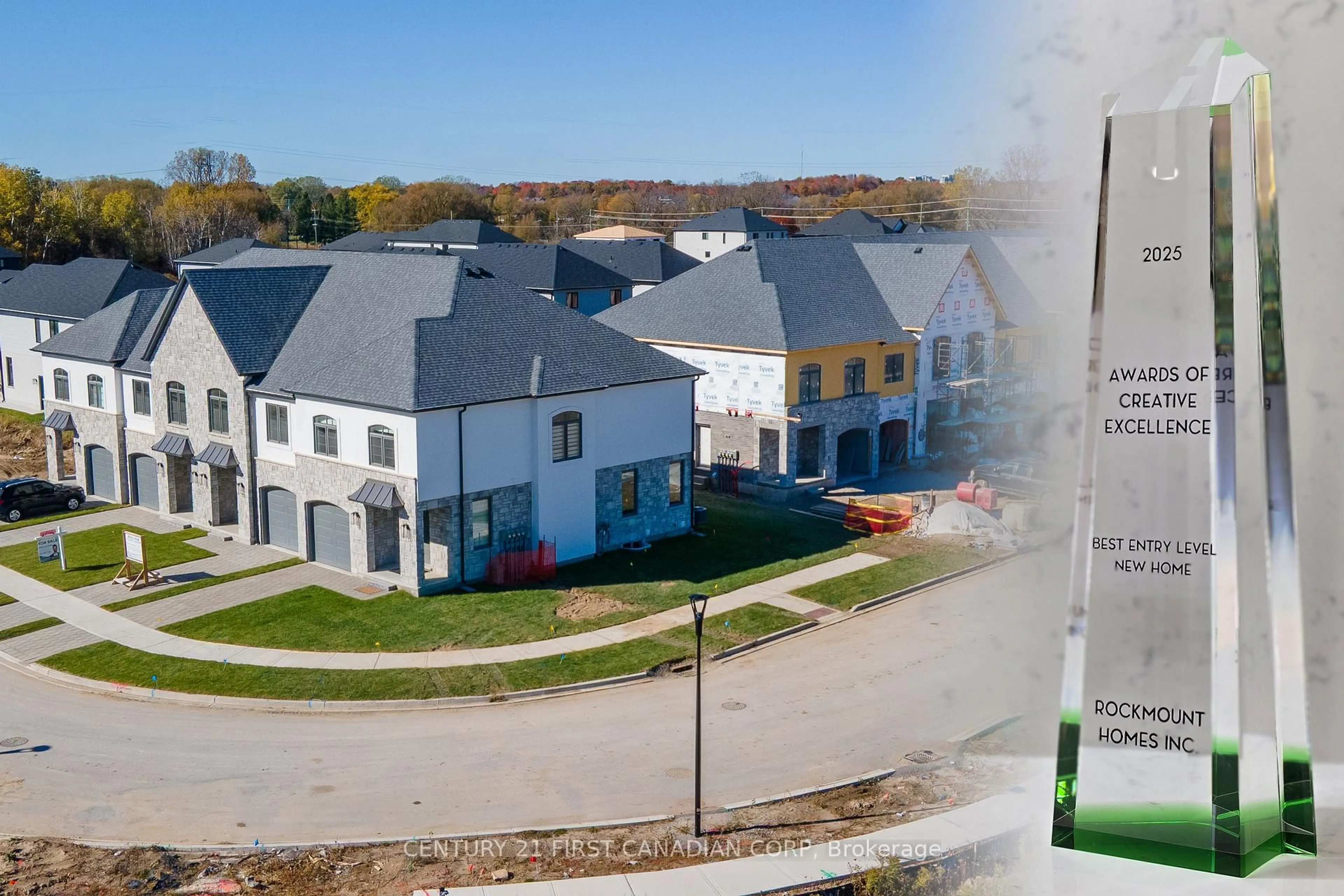 A pic from outside/outdoor area/front of a property/back of a property/a pic from drone, unknown for 4271 Calhoun Way, London South Ontario N6P 1J9