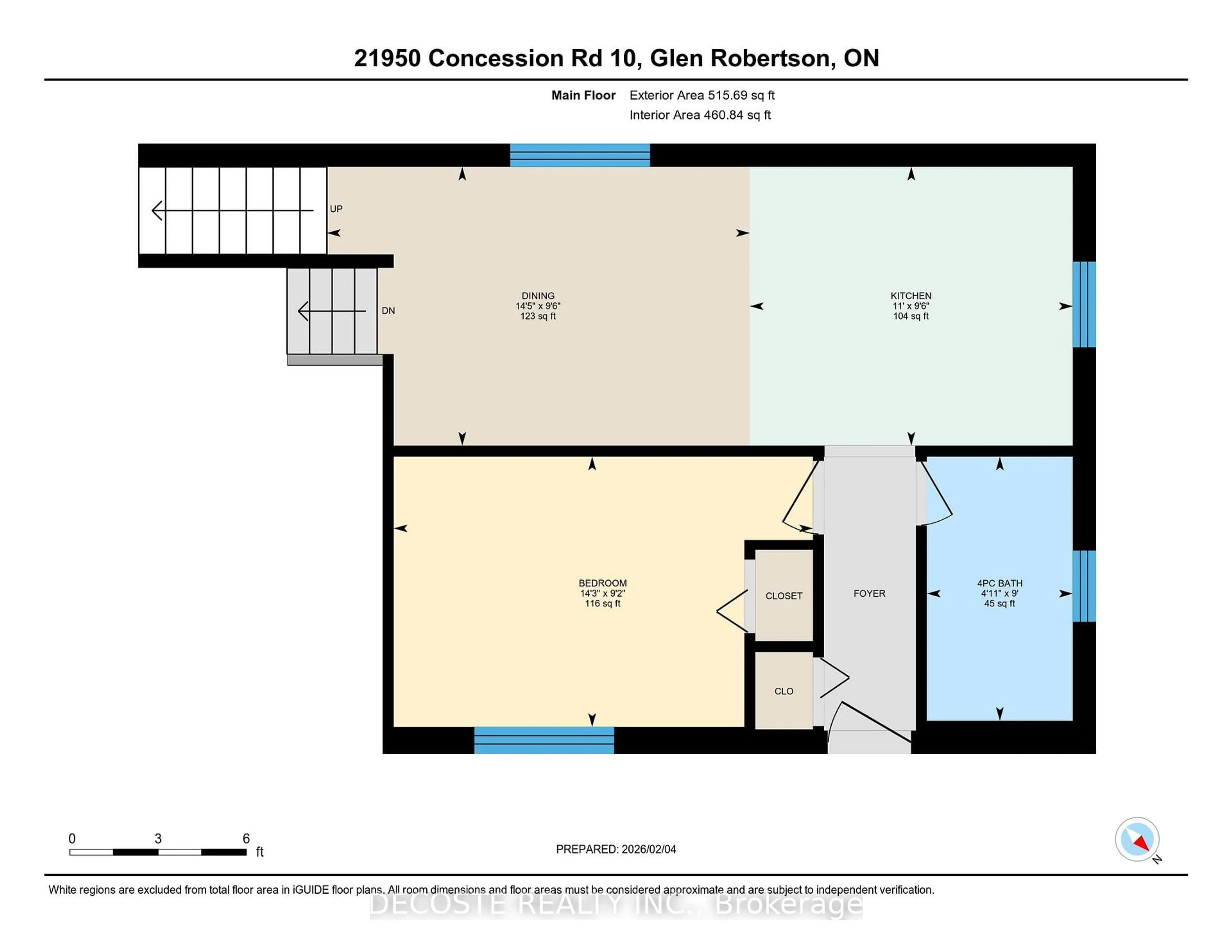 Floor plan for 21950 CONCESSION 10 Rd, South Glengarry Ontario K0B 1H0