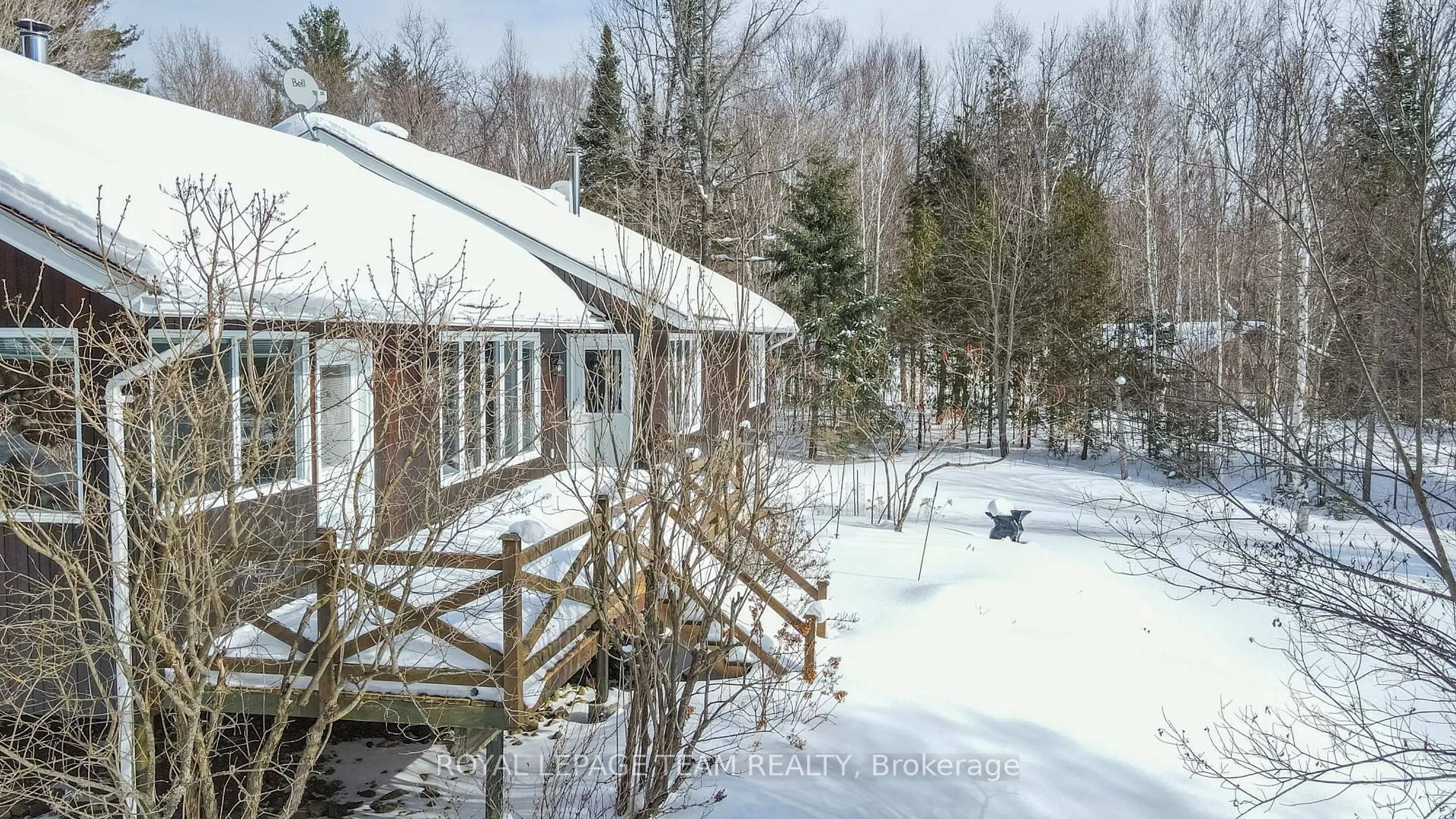 A pic from outside/outdoor area/front of a property/back of a property/a pic from drone, unknown for 58 Luloff Lane, Palmer Rapids Ontario K0J 2E0