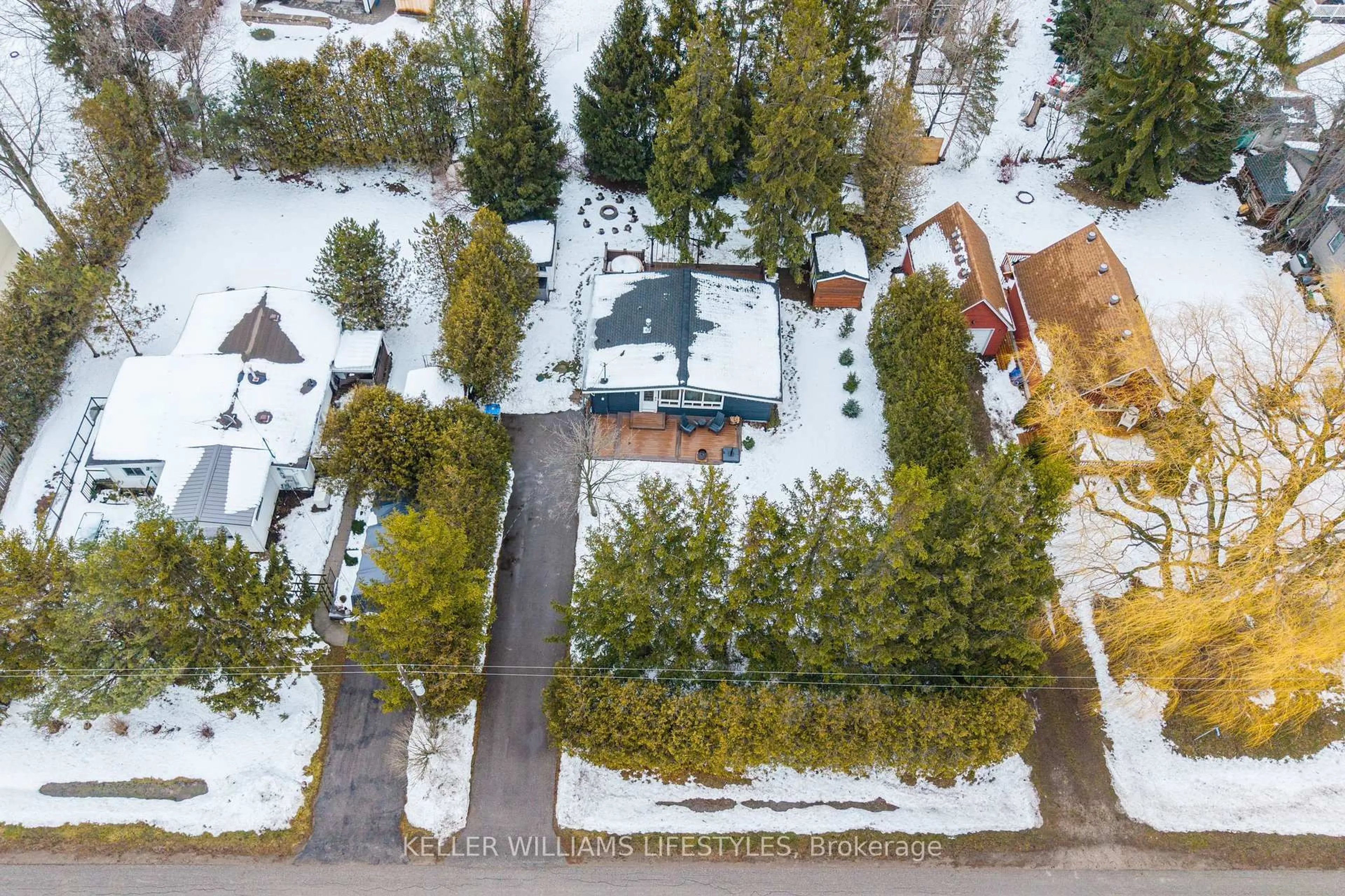 A pic from outside/outdoor area/front of a property/back of a property/a pic from drone, street for 33736 Staffa Rd, Bluewater Ontario N0M 2T0