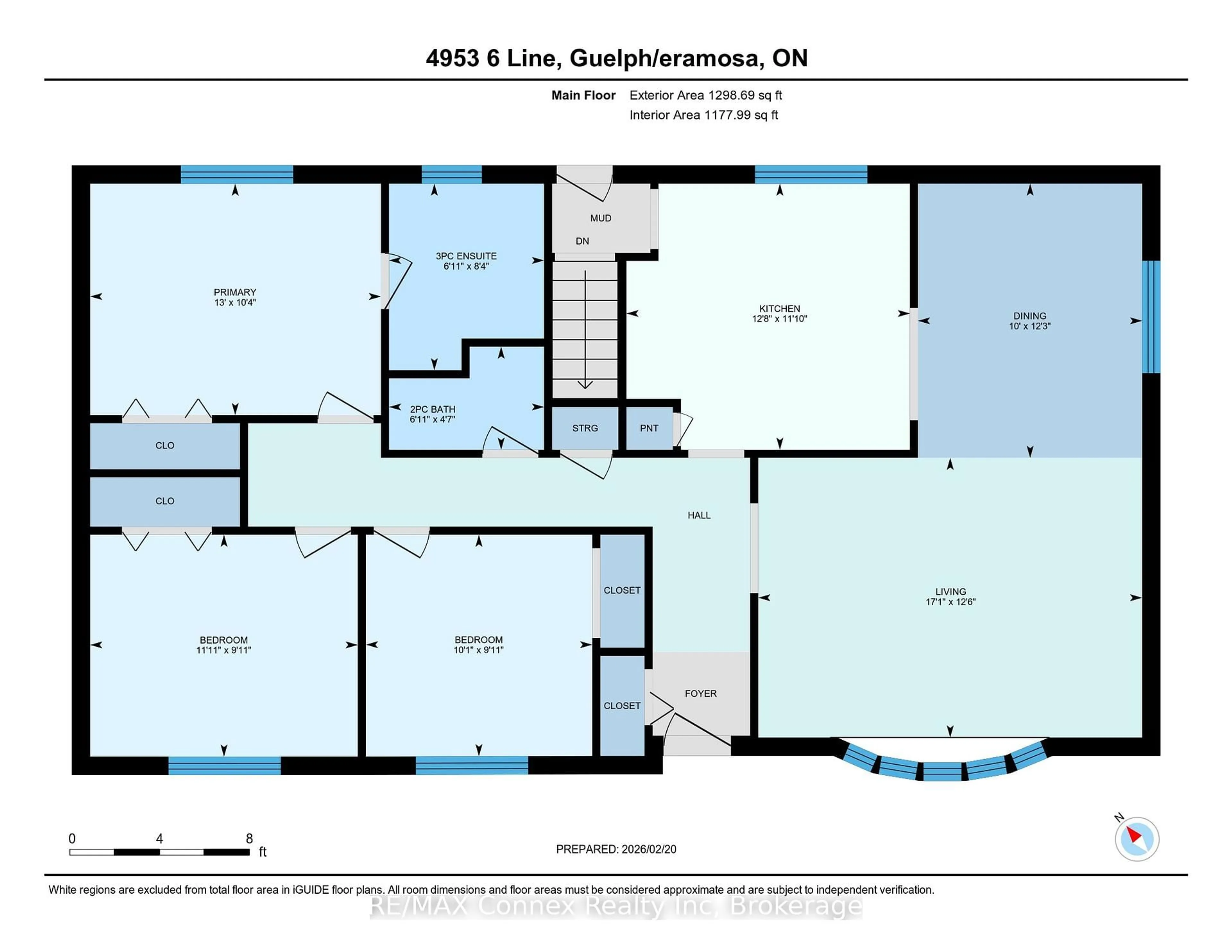 Floor plan for 4953 6th Line, Guelph/Eramosa Ontario N0B 2K0