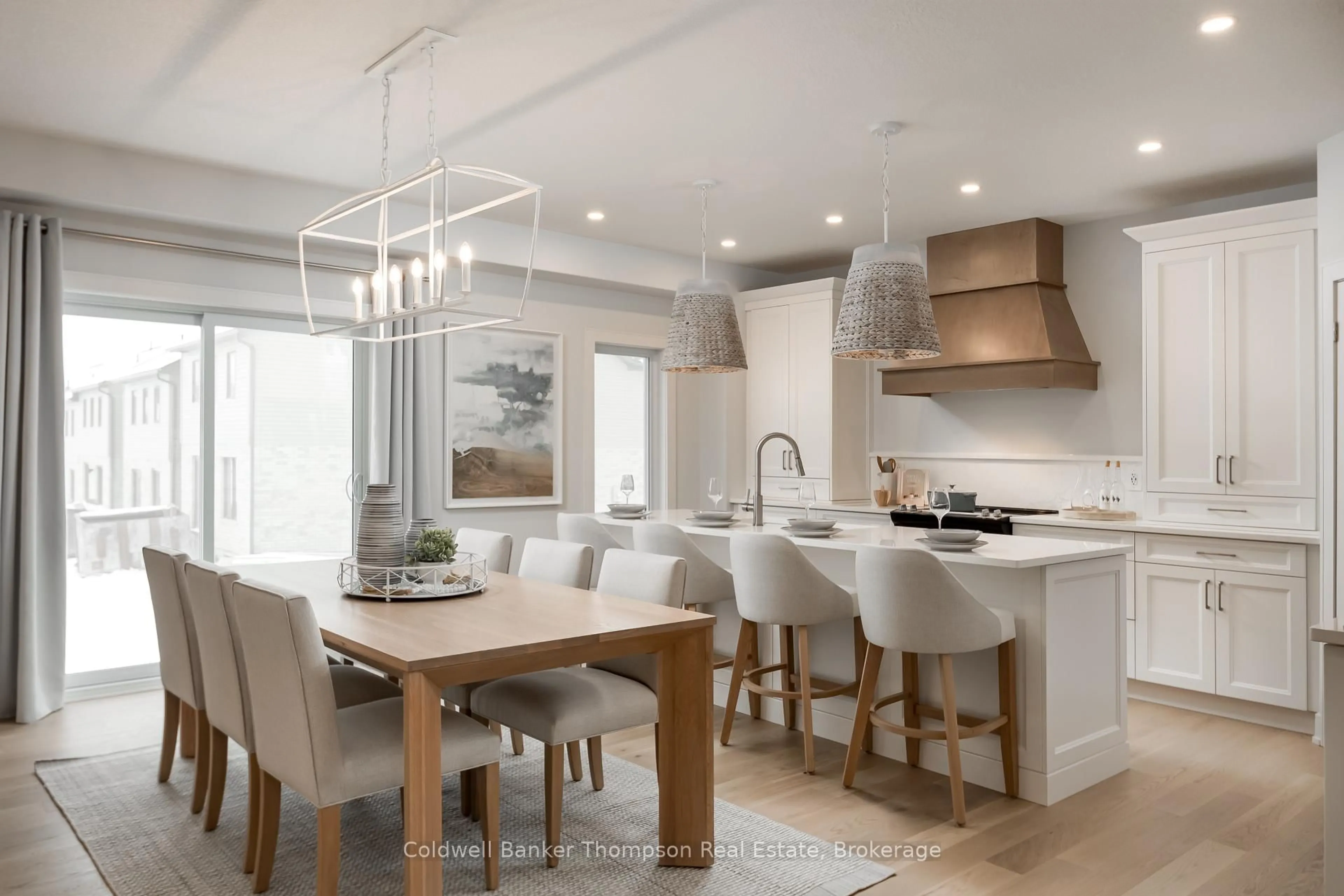 Open concept kitchen, ceramic/tile floor for 10 Charles Morley Blvd, Huntsville Ontario P1H 0G5