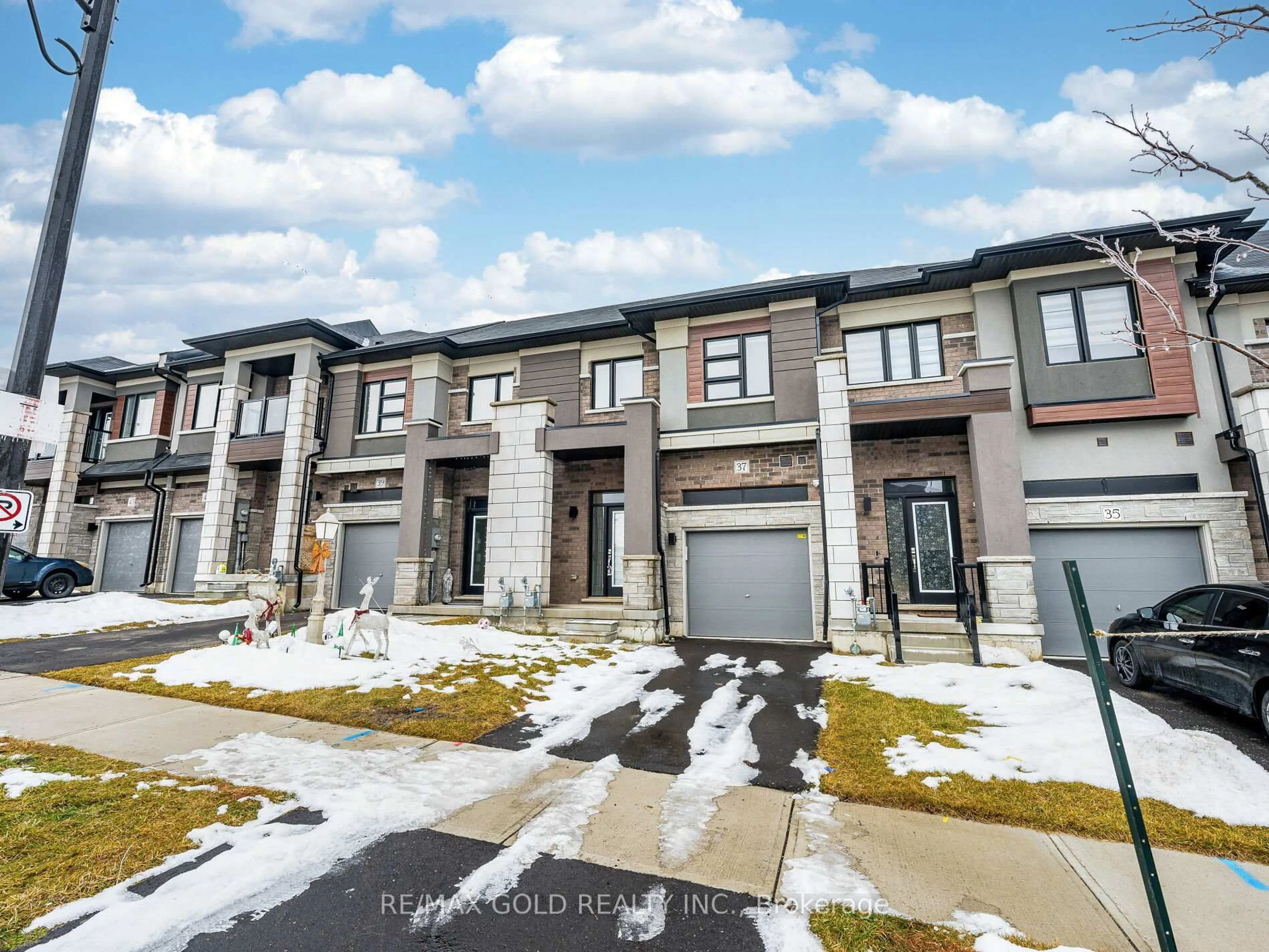 Home with brick exterior material, street for 37 George Brier Dr, Brant Ontario N3L 3Z9