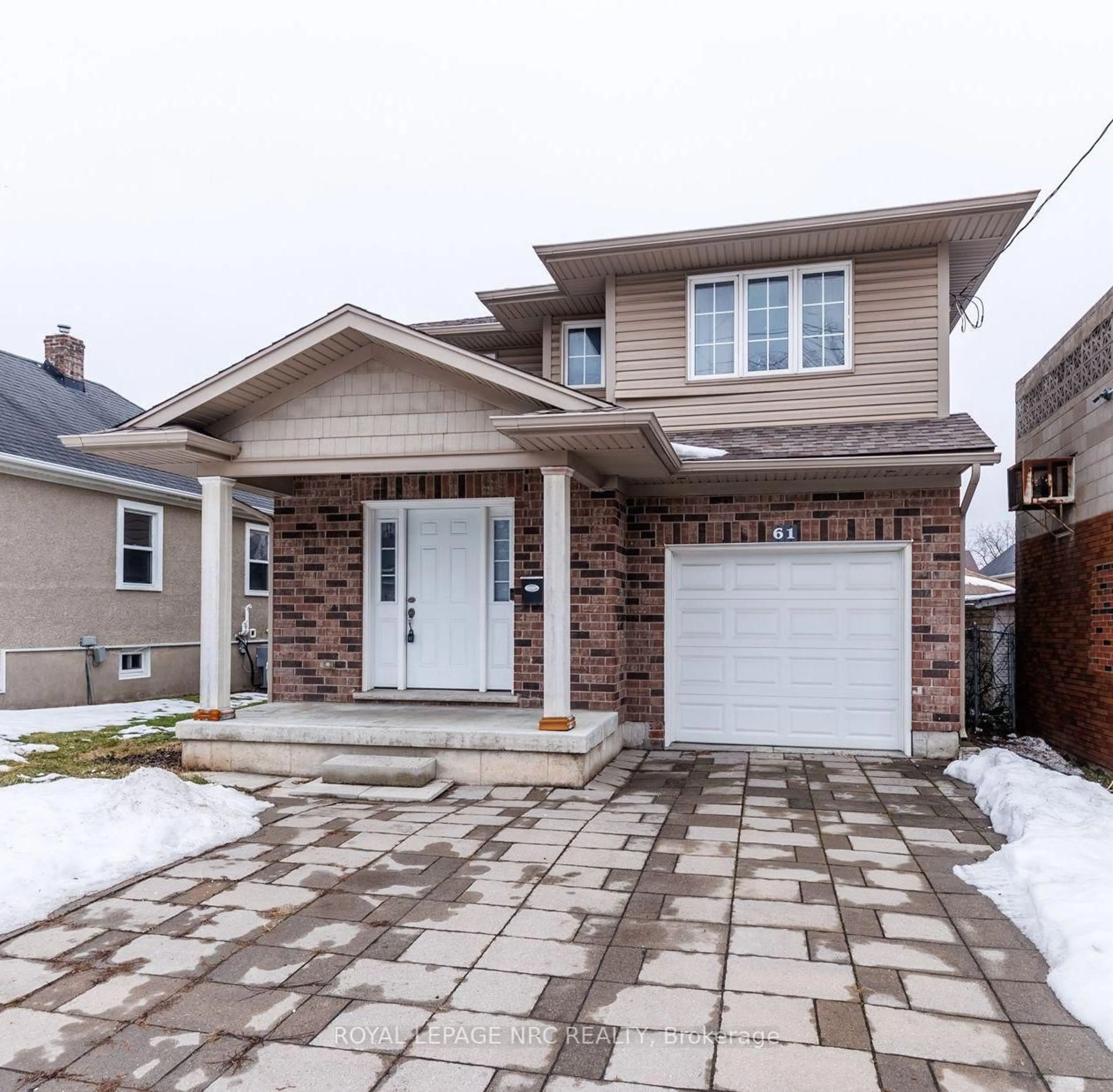 Home with brick exterior material, street for 61 Haig St, St. Catharines Ontario L2R 6K7