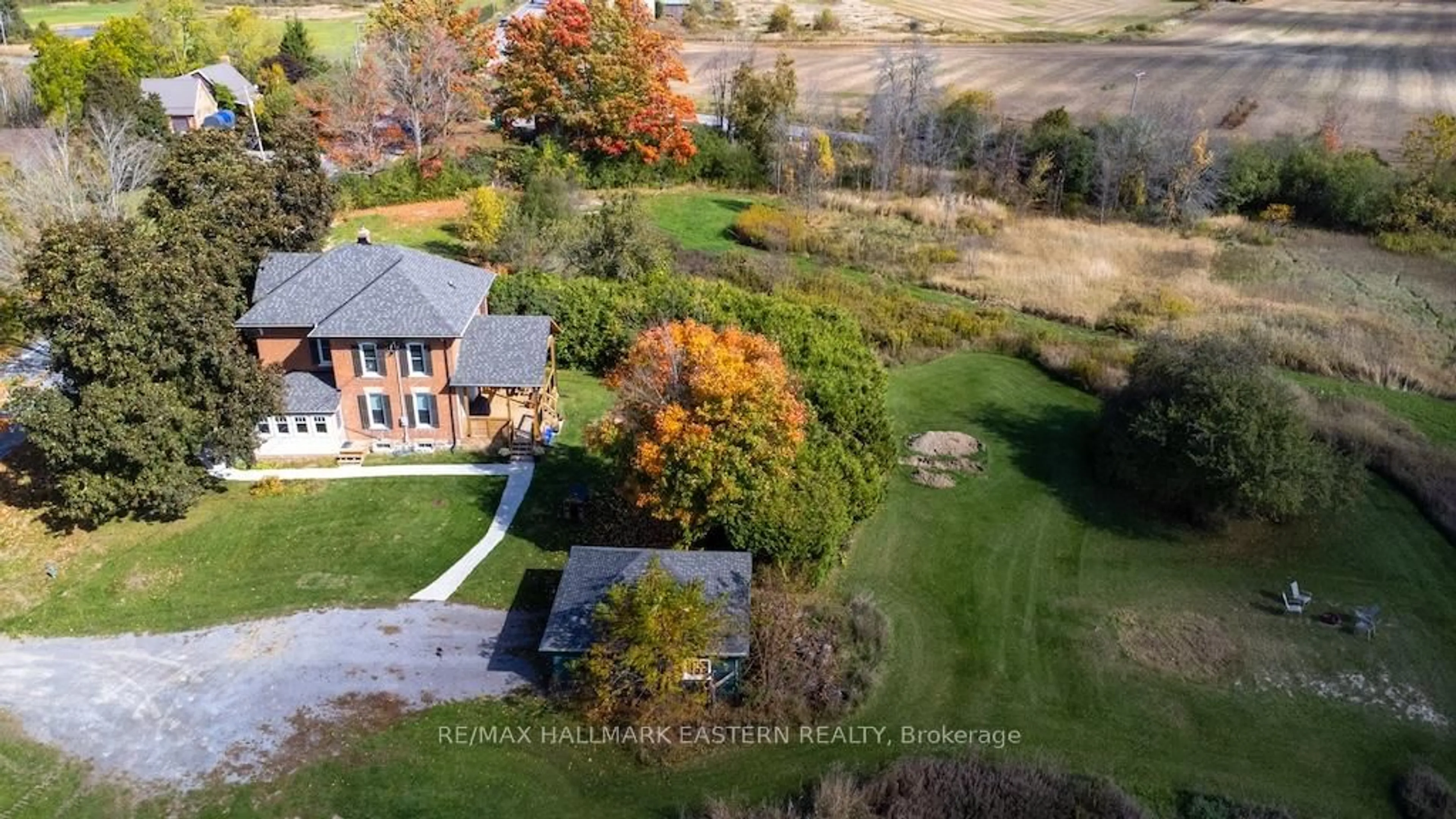 A pic from outside/outdoor area/front of a property/back of a property/a pic from drone, water/lake/river/ocean view for 3477 Wallace Point Rd, Otonabee-South Monaghan Ontario K9J 6Y3