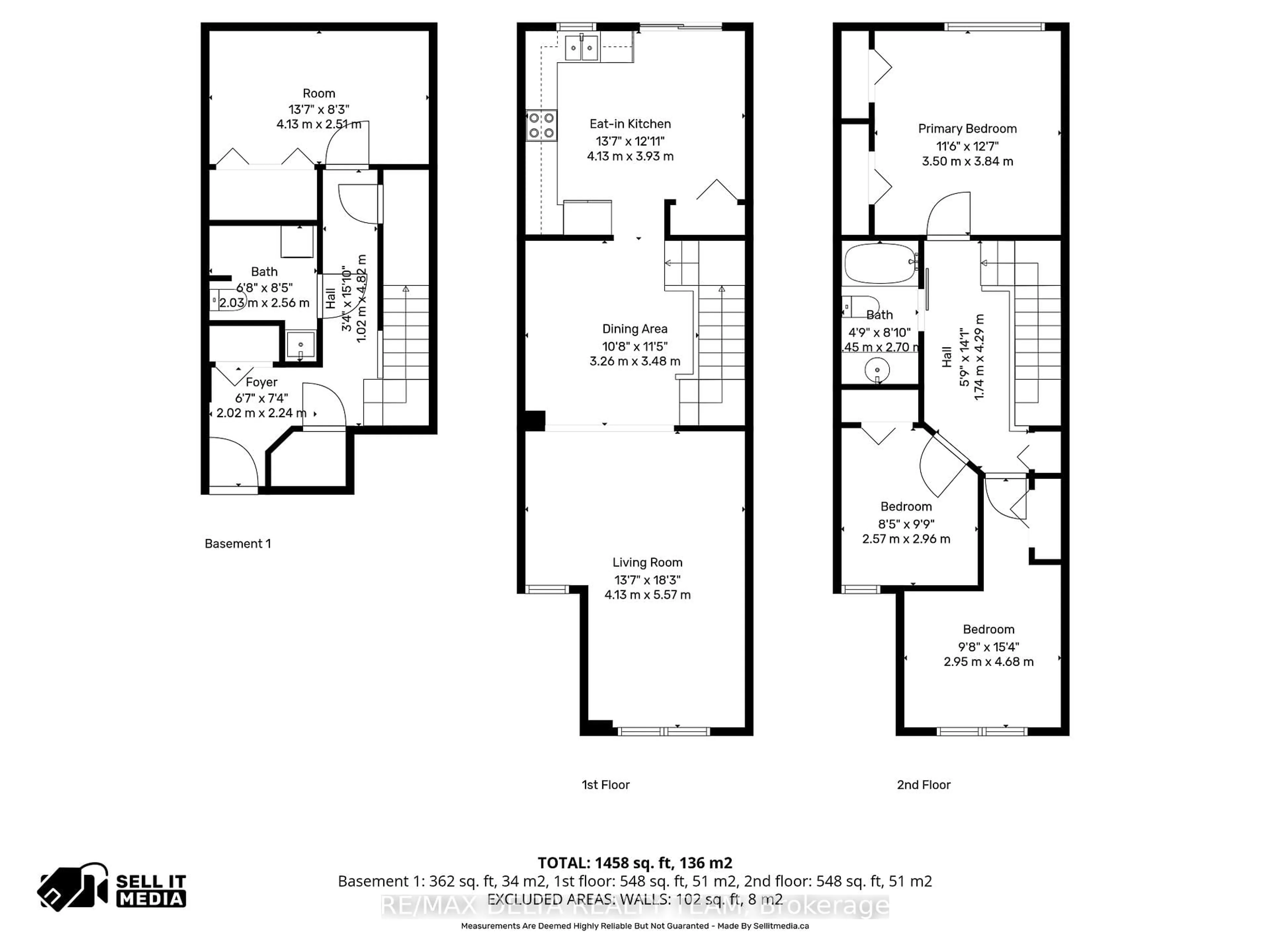 Floor plan for 198 Provender Ave, Ottawa Ontario K1K 4N7