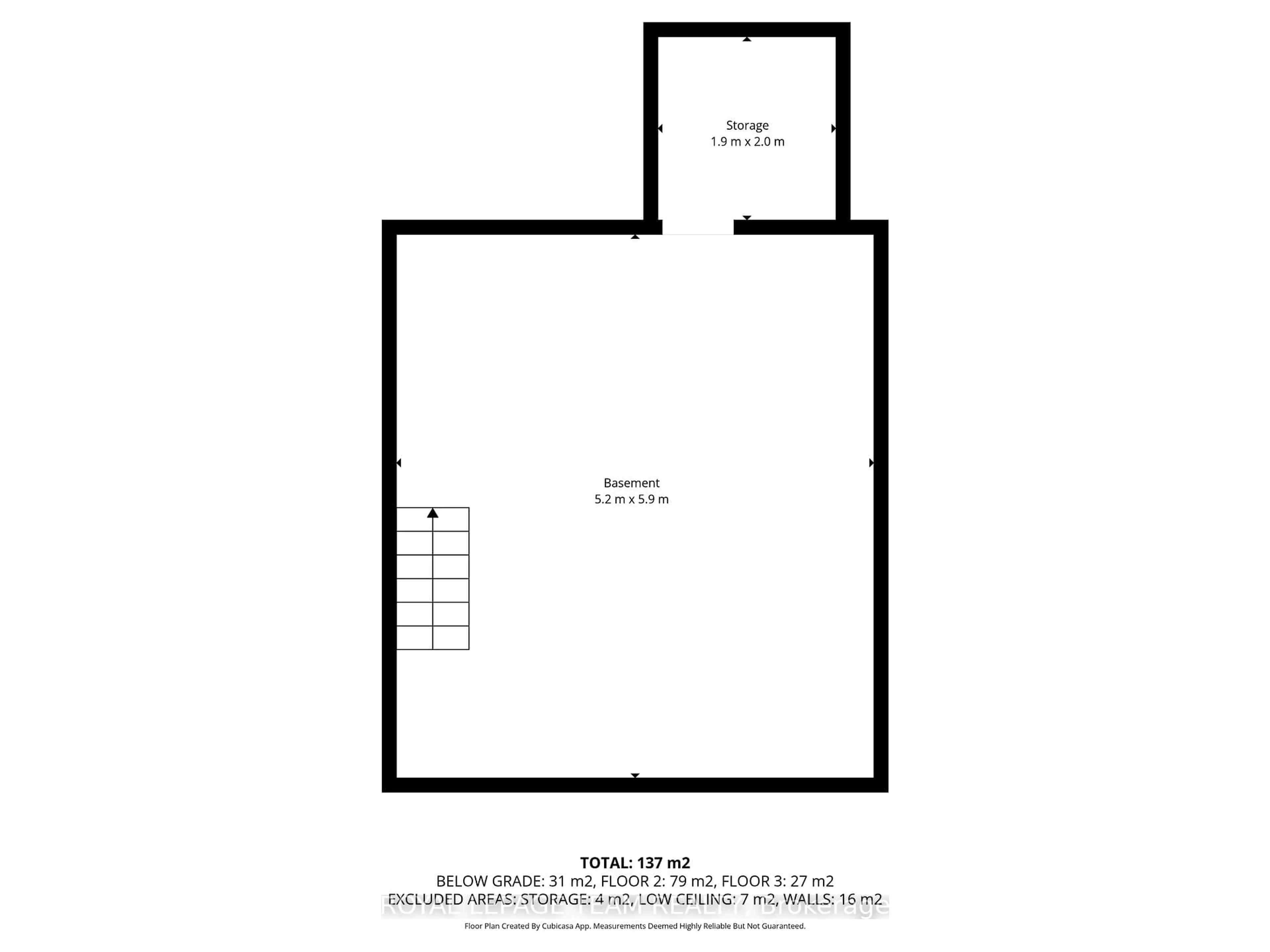 Floor plan for 107 Queen St, Renfrew Ontario K7V 2A4