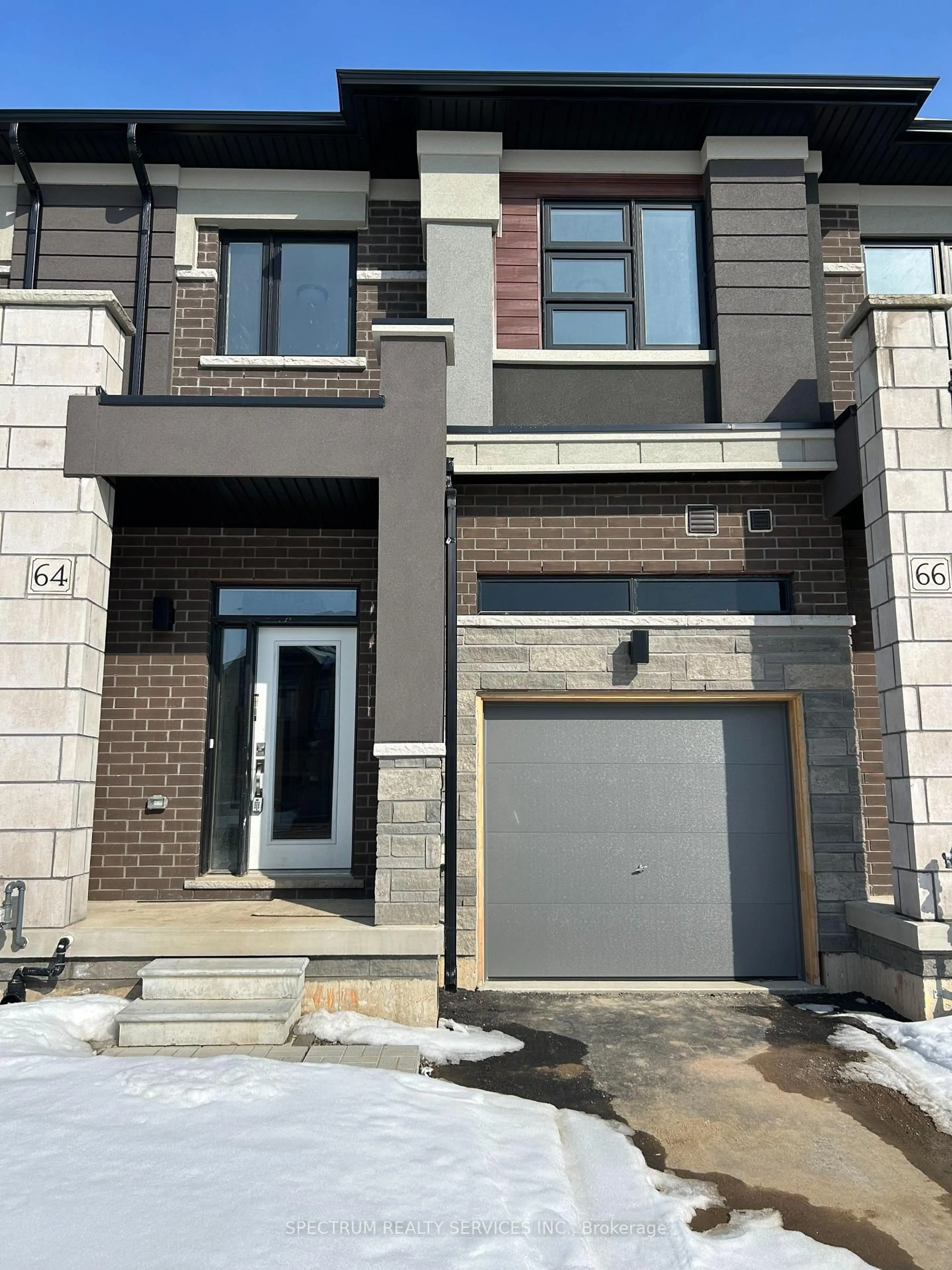 Home with brick exterior material, street for 64 McKernan Ave, Brantford Ontario N3V 0C2