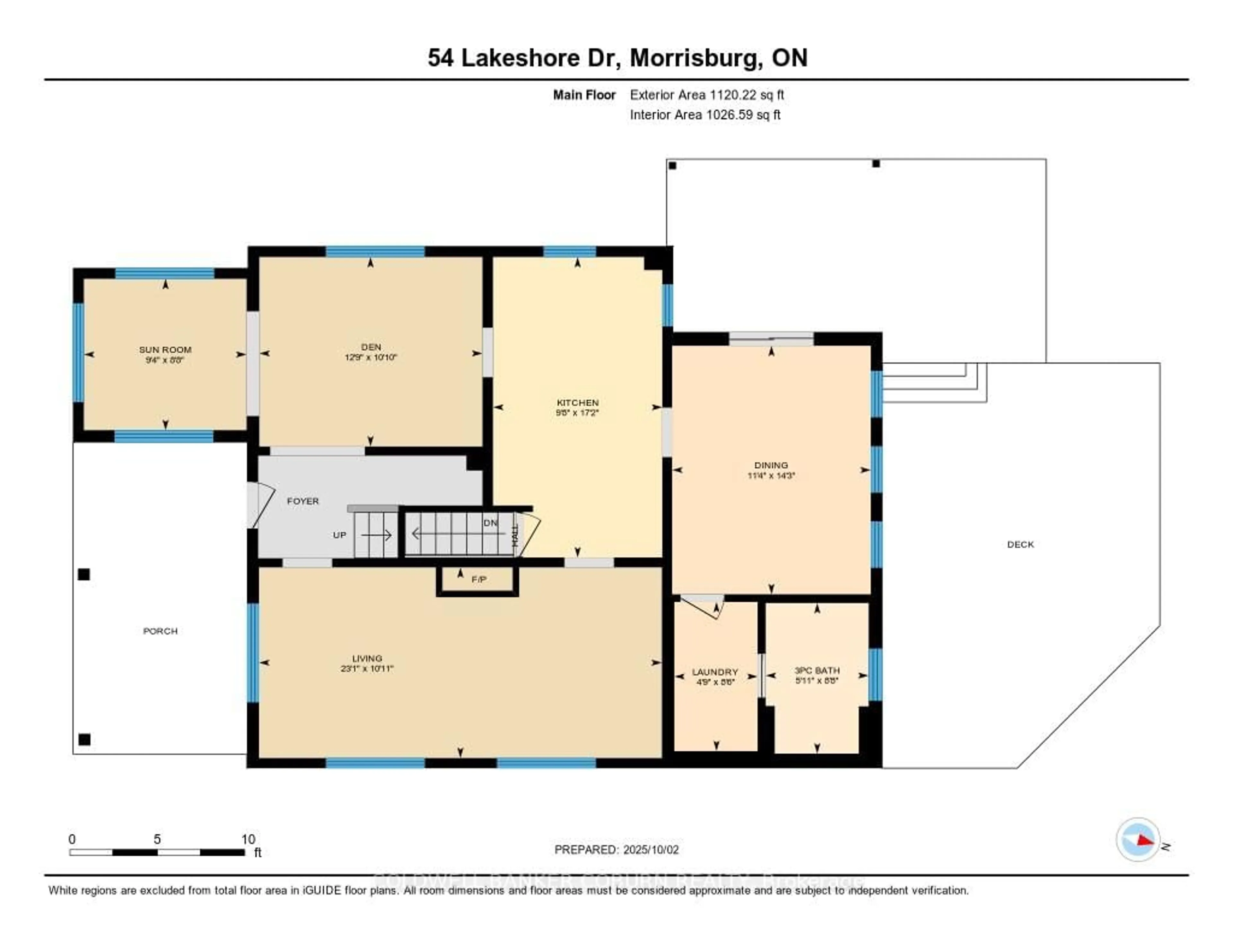 Floor plan for 54 Lakeshore Dr, South Dundas Ontario K0C 1X0