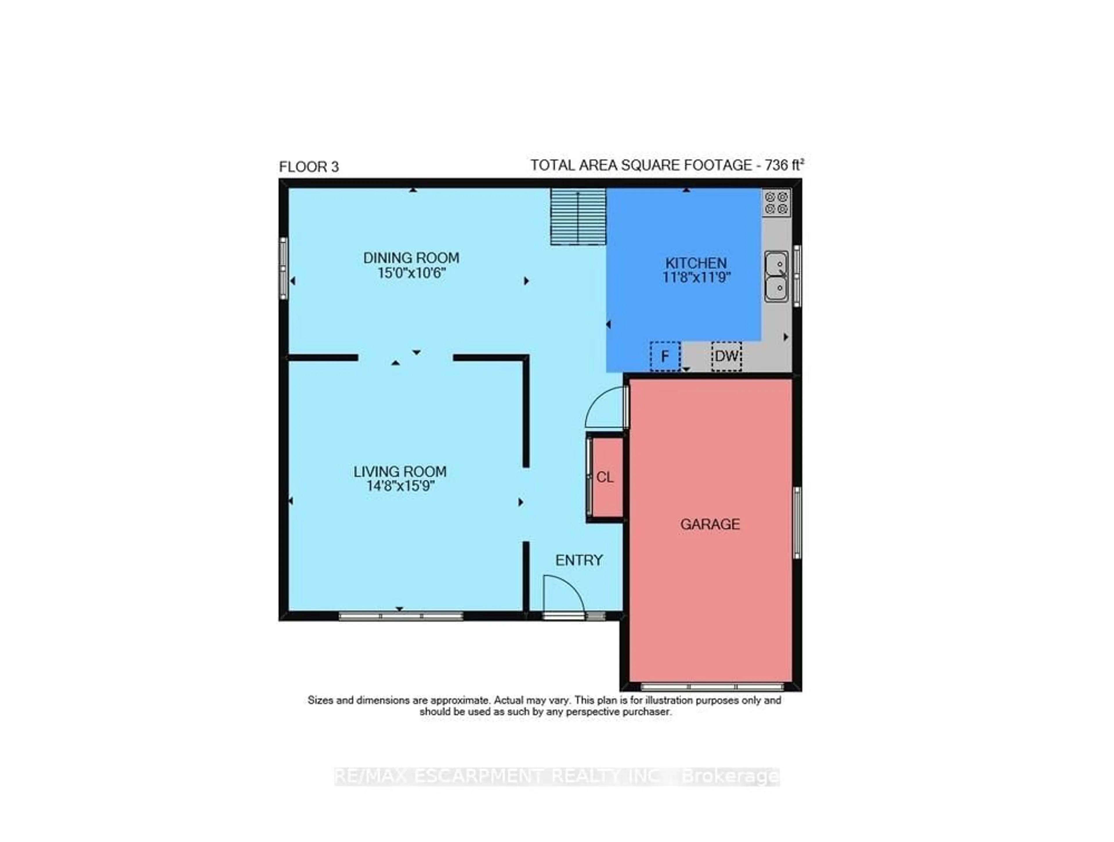 Floor plan for 209 Ravenbury Dr, Hamilton Ontario L8W 2J2