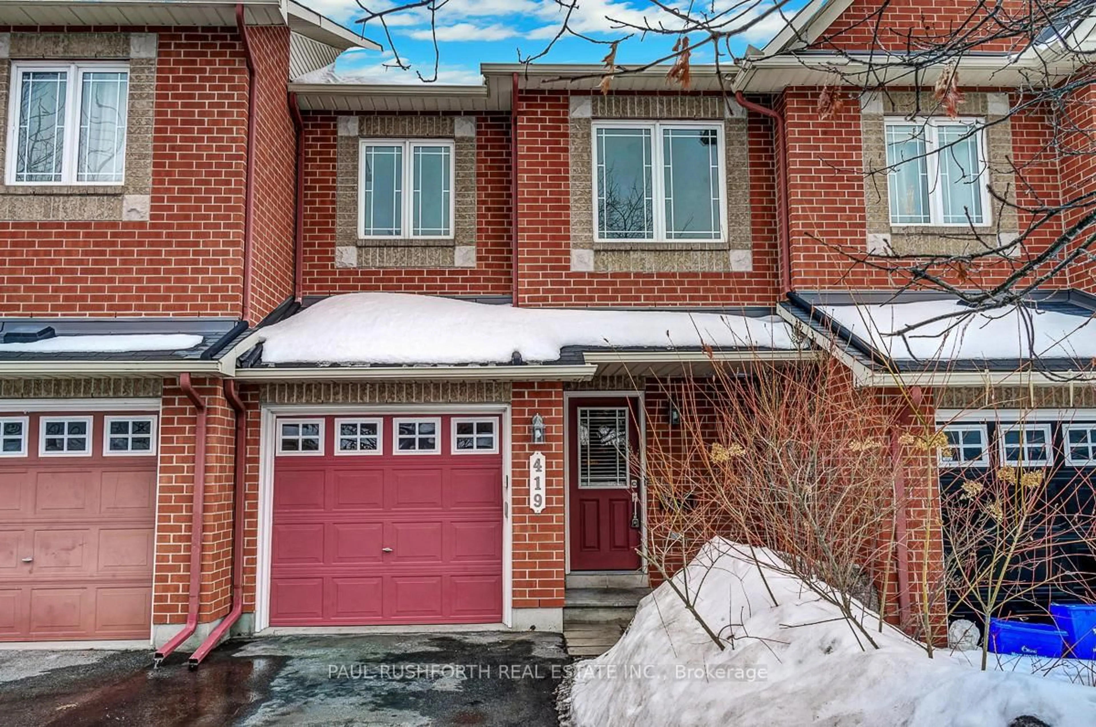 Home with brick exterior material, street for 419 Galatina Way, Ottawa Ontario K2K 0E7