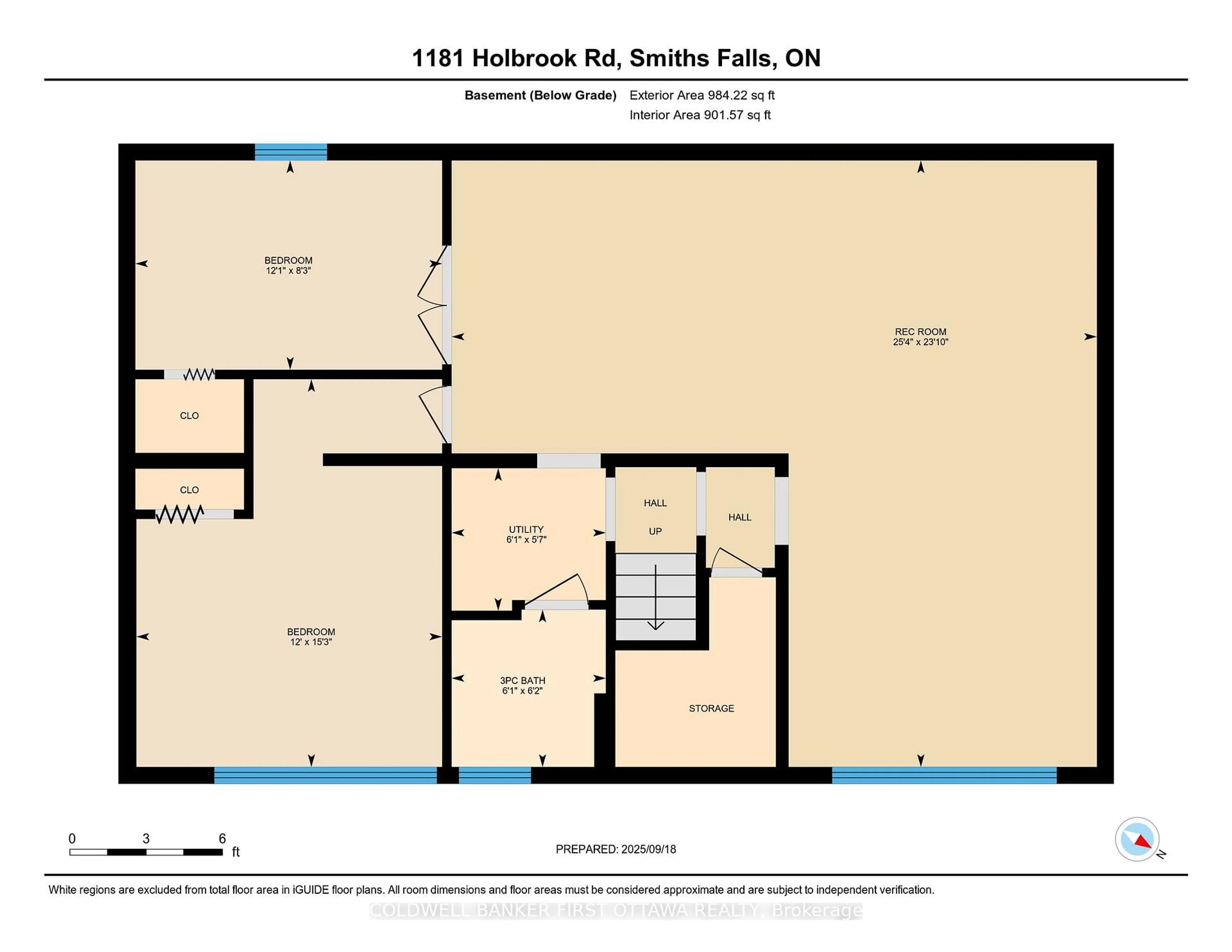 Floor plan for 1181 Holbrook Rd, Smiths Falls Ontario K7A 4S7