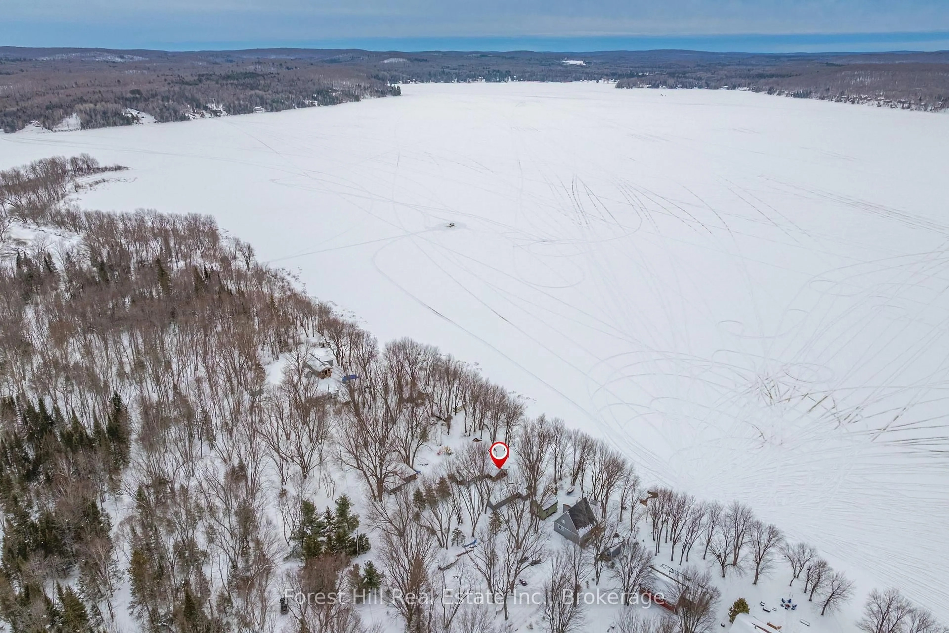 A pic from outside/outdoor area/front of a property/back of a property/a pic from drone, water/lake/river/ocean view for 390 Kent Rd, Armour Ontario P0A 1Z0