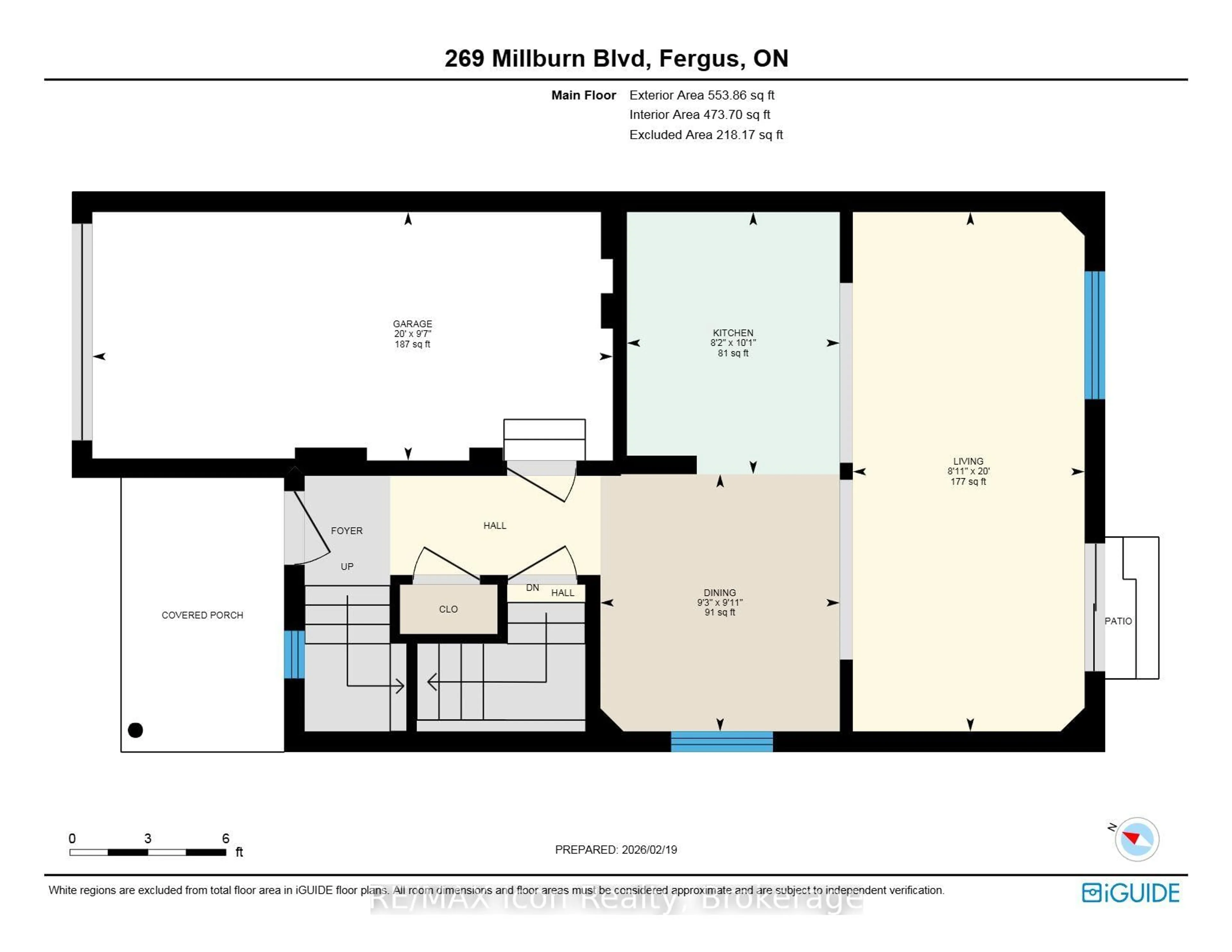 Floor plan for 269 Millburn Blvd, Centre Wellington Ontario N1M 3S3