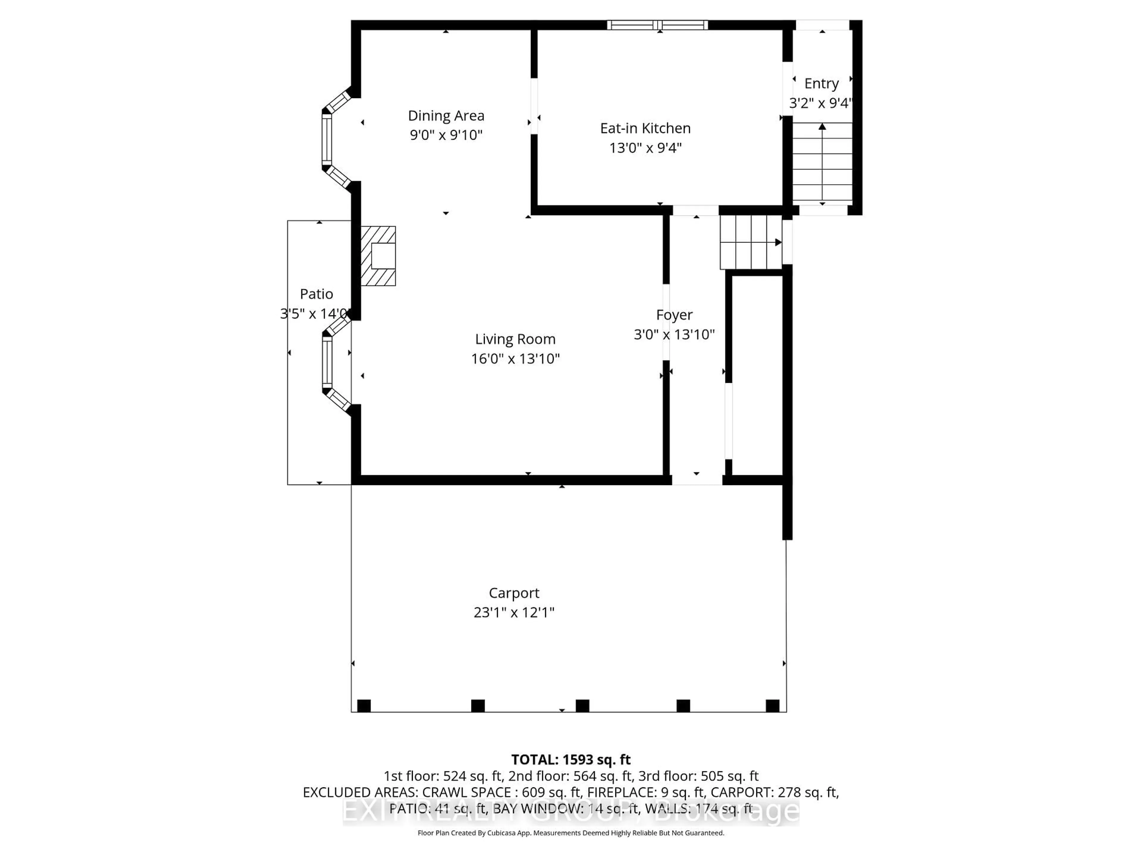 Floor plan for 35 Fifth Ave, Quinte West Ontario K8V 5N9