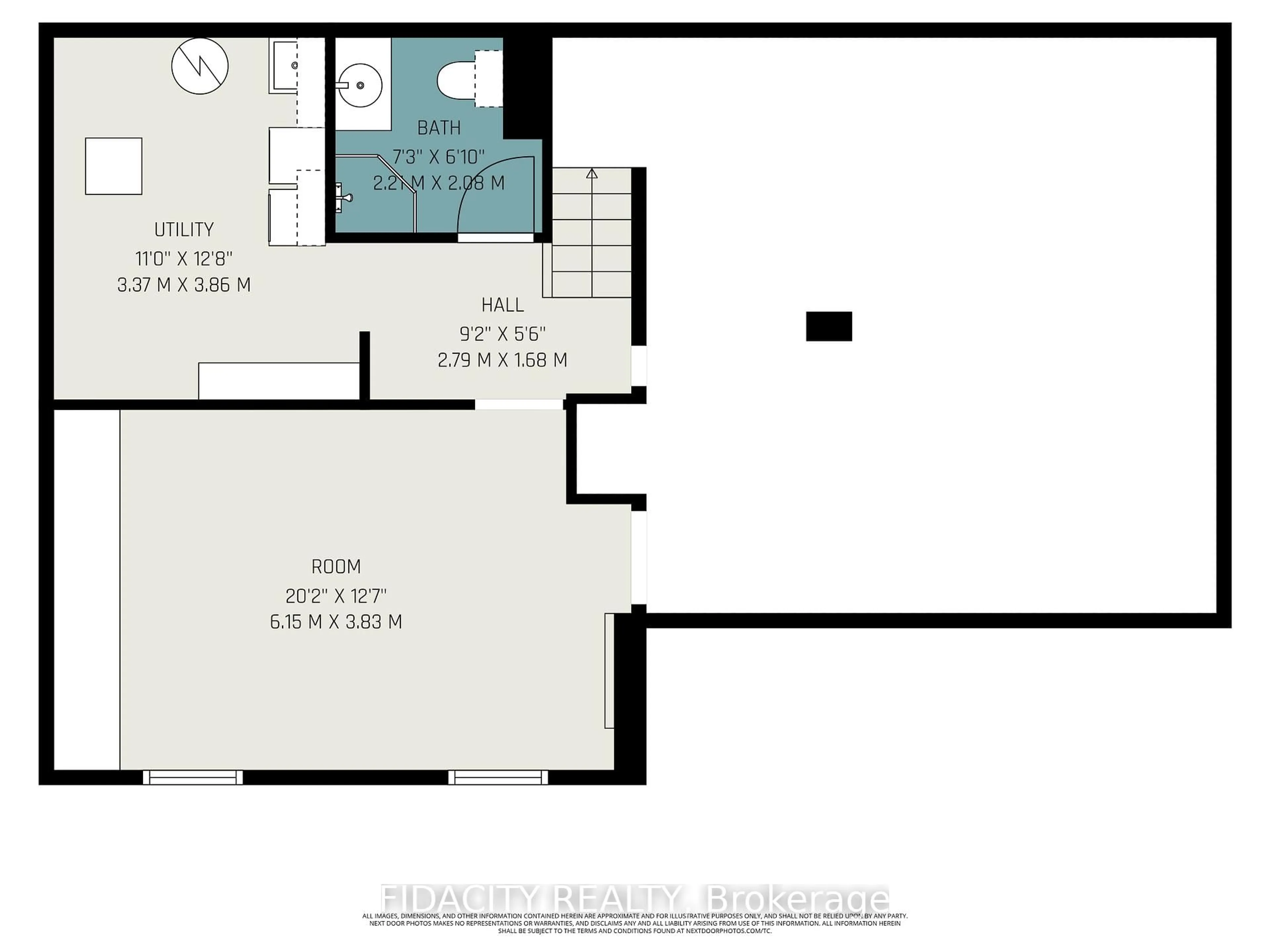 Floor plan for 1933 Connecticut Ave, Ottawa Ontario K1H 6Y3