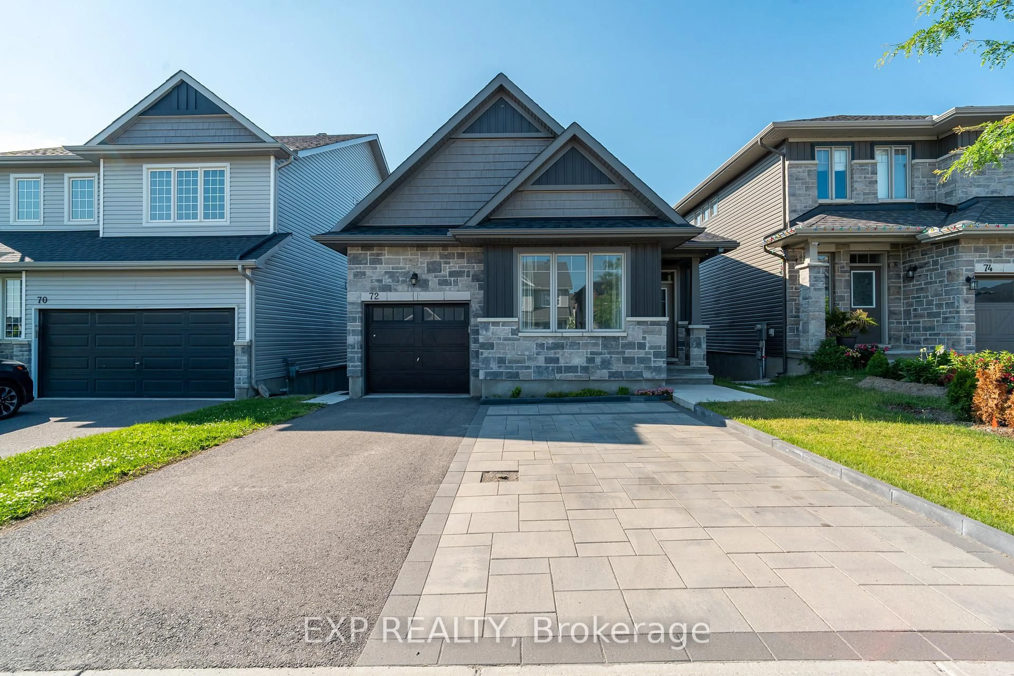 Home with brick exterior material, street for 72 Dun Skipper Dr, Ottawa Ontario K1X 0E8