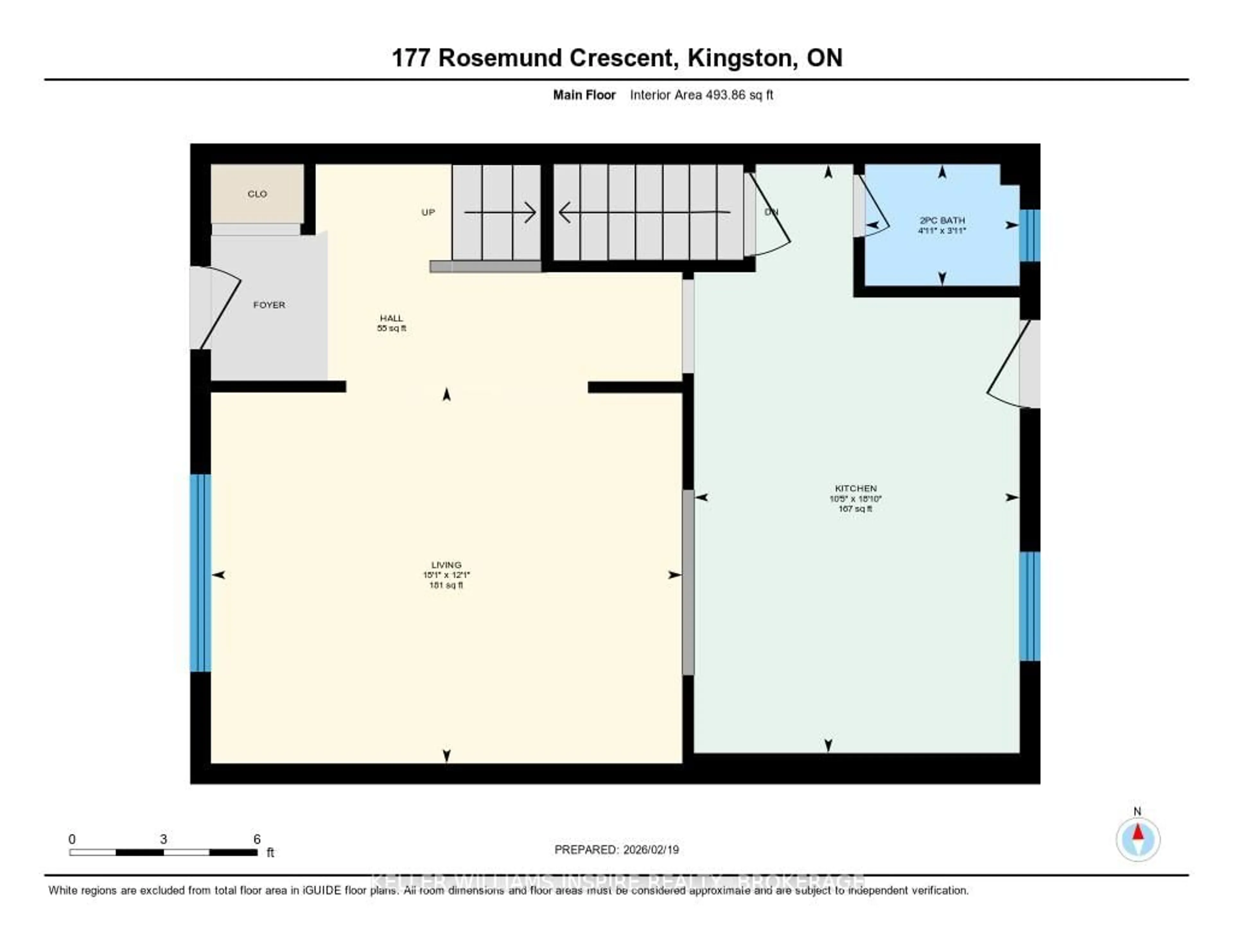 Floor plan for 177 Rosemund Cres #110, Kingston Ontario K7M 6Z2