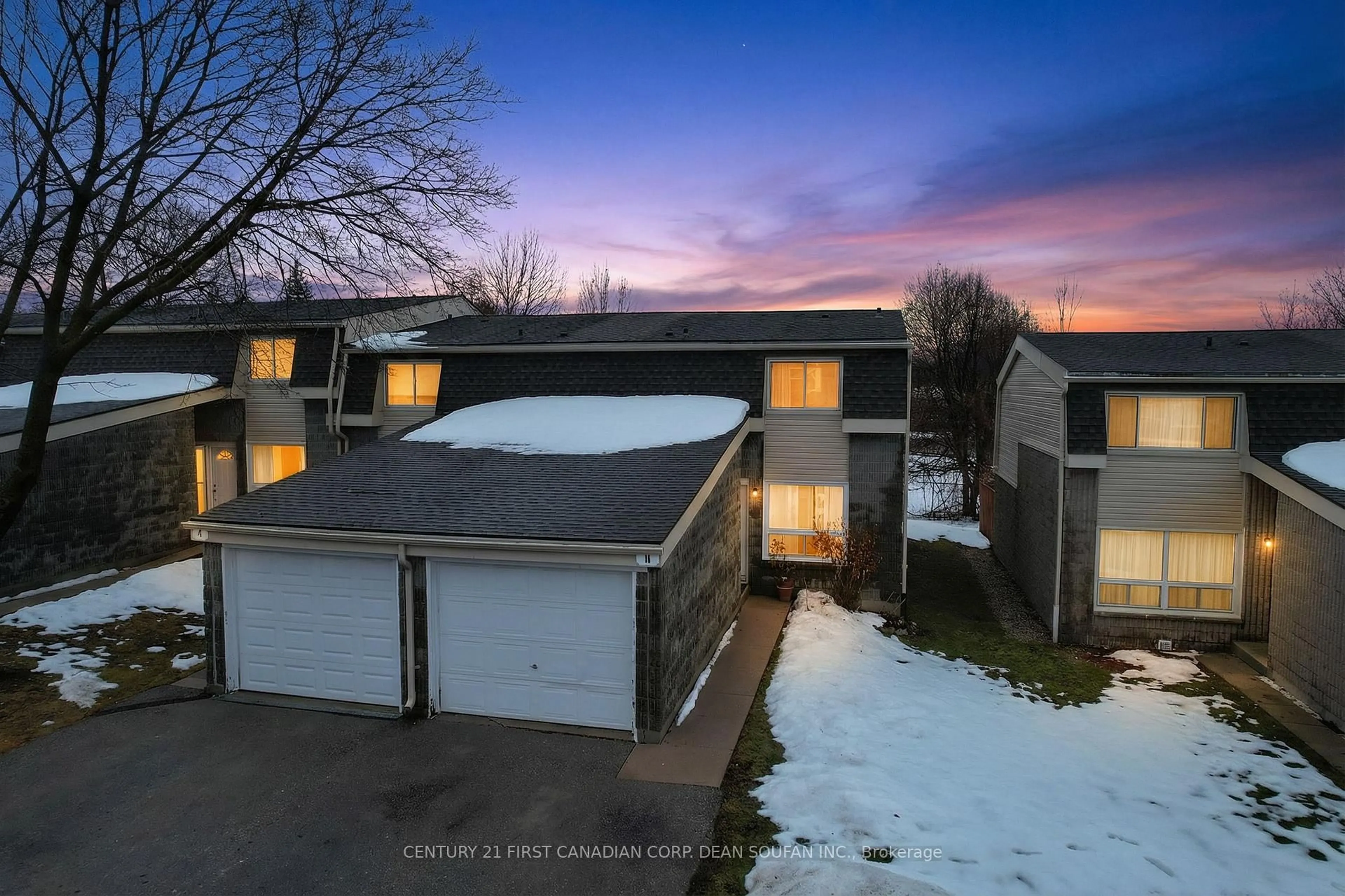 A pic from outside/outdoor area/front of a property/back of a property/a pic from drone, unknown for 1460 Limberlost Rd #8, London North Ontario N6G 2C6