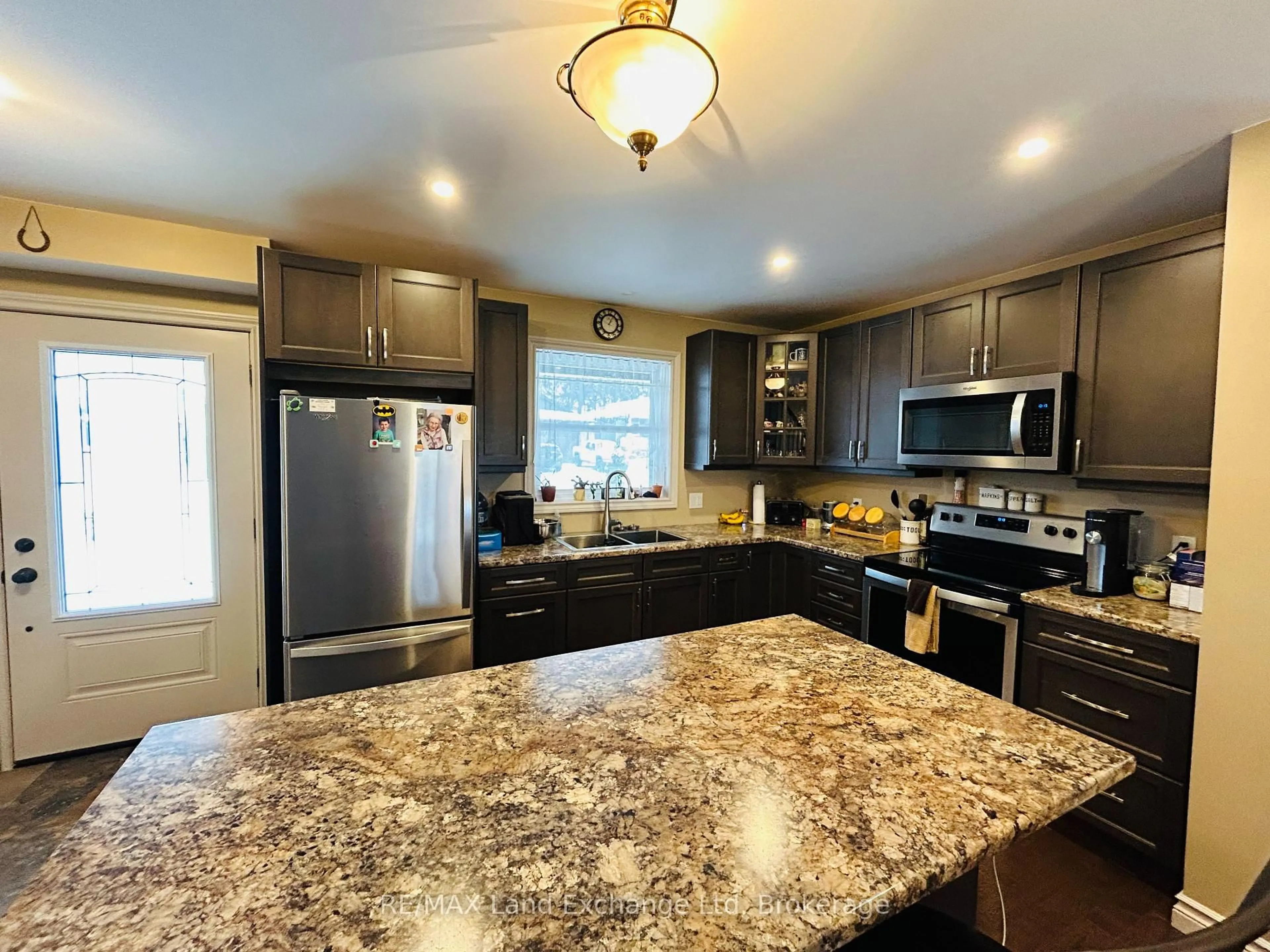 Open concept kitchen, ceramic/tile floor for 660 Gloria St, North Huron Ontario N0G 2W0