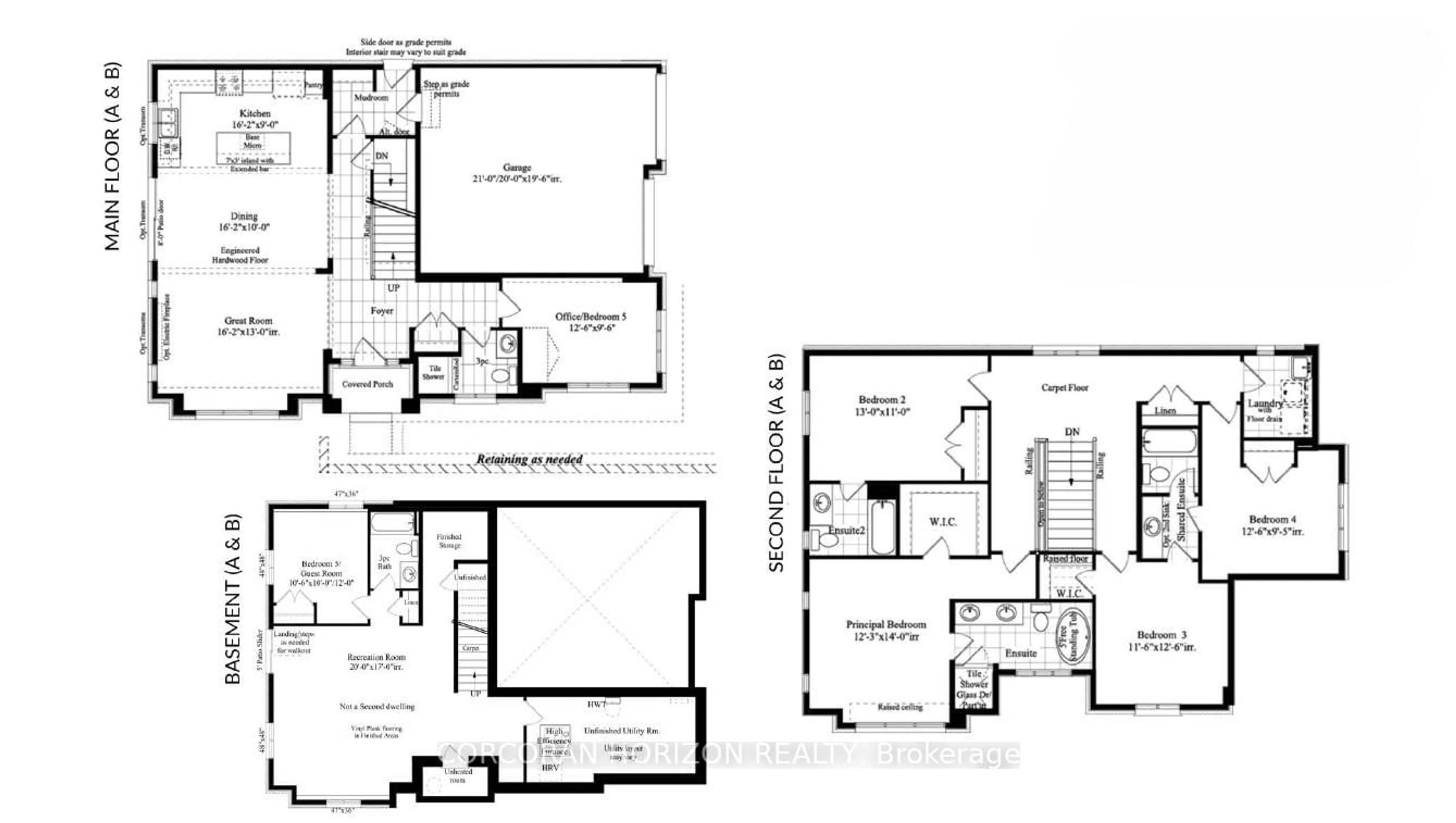 Floor plan for 578 Balsam Poplar St, Waterloo Ontario N2V 0H6