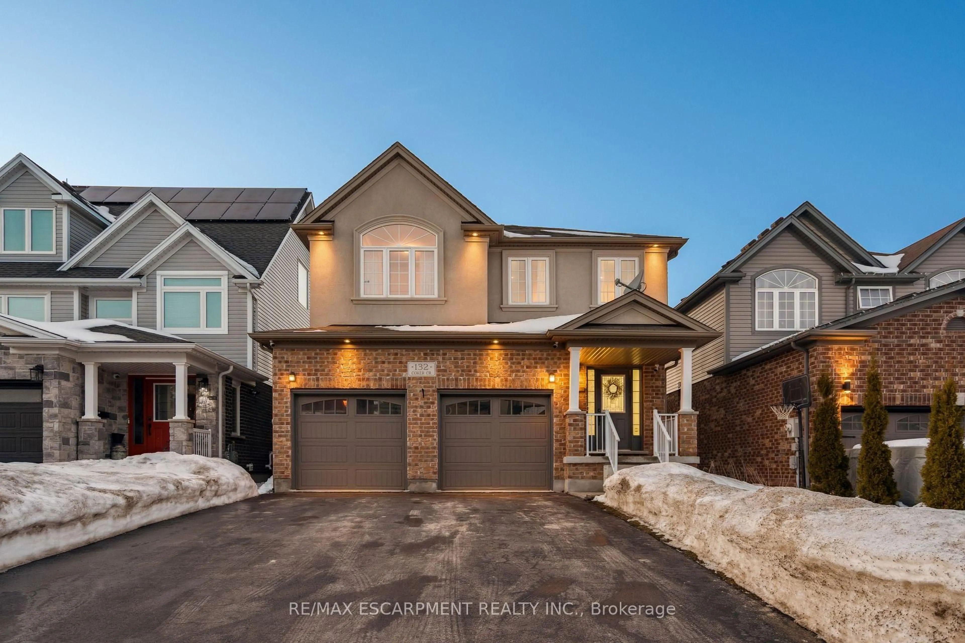 Home with brick exterior material, street for 132 Coker Cres, Guelph/Eramosa Ontario N0B 2K0