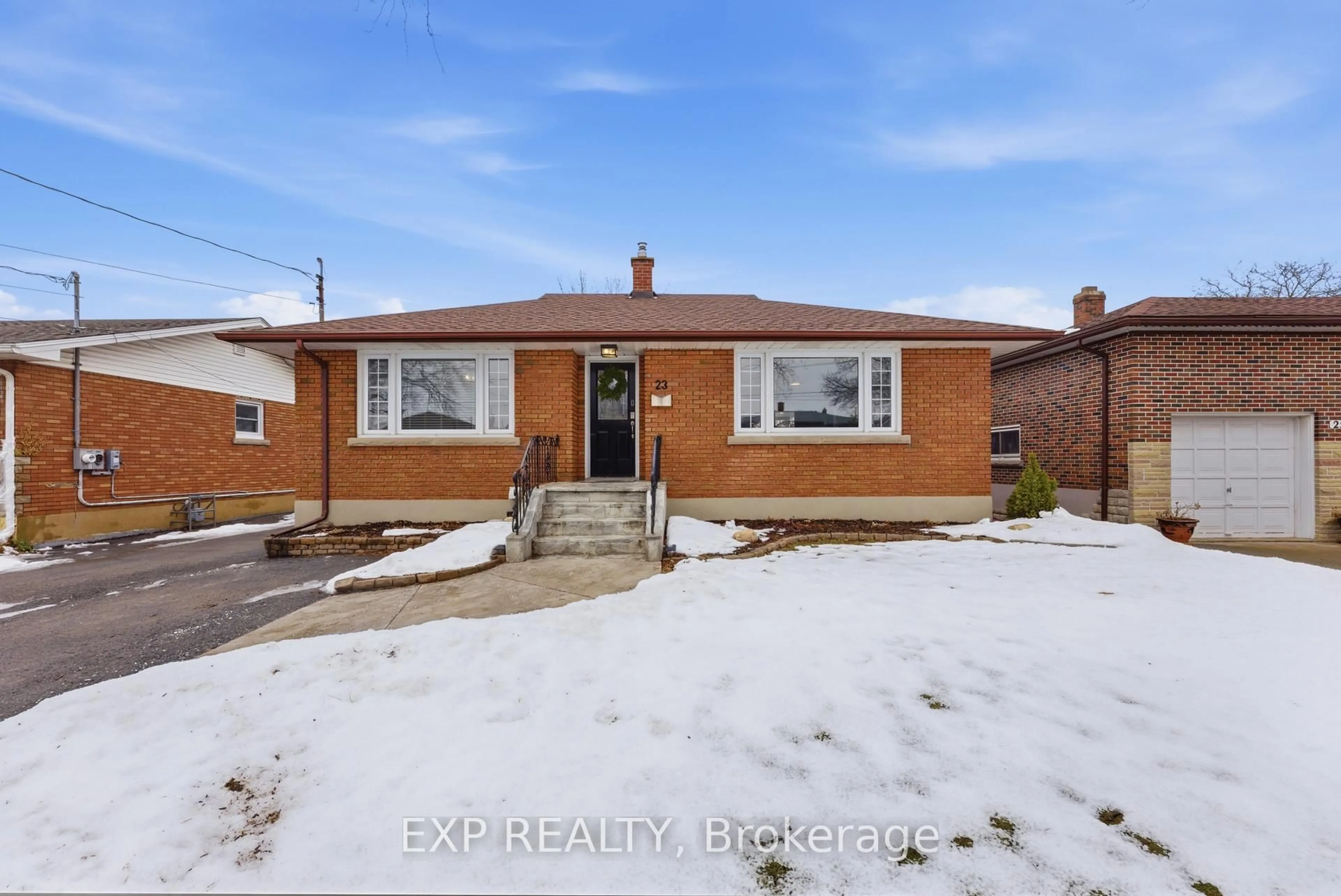Home with brick exterior material, street for 23 Chalmers St, St. Catharines Ontario L2M 5C7