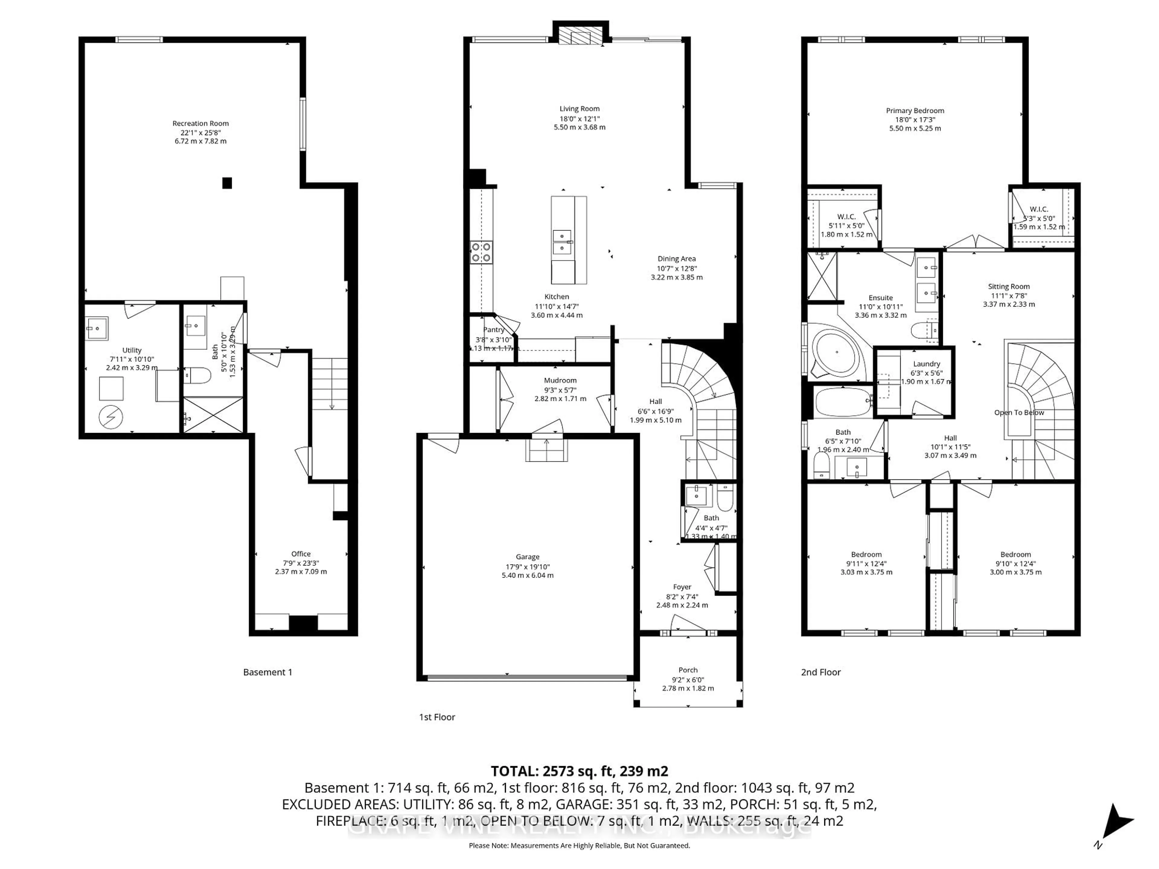 Floor plan for 1217 Alson Mills Way, Ottawa Ontario K2M 0C8