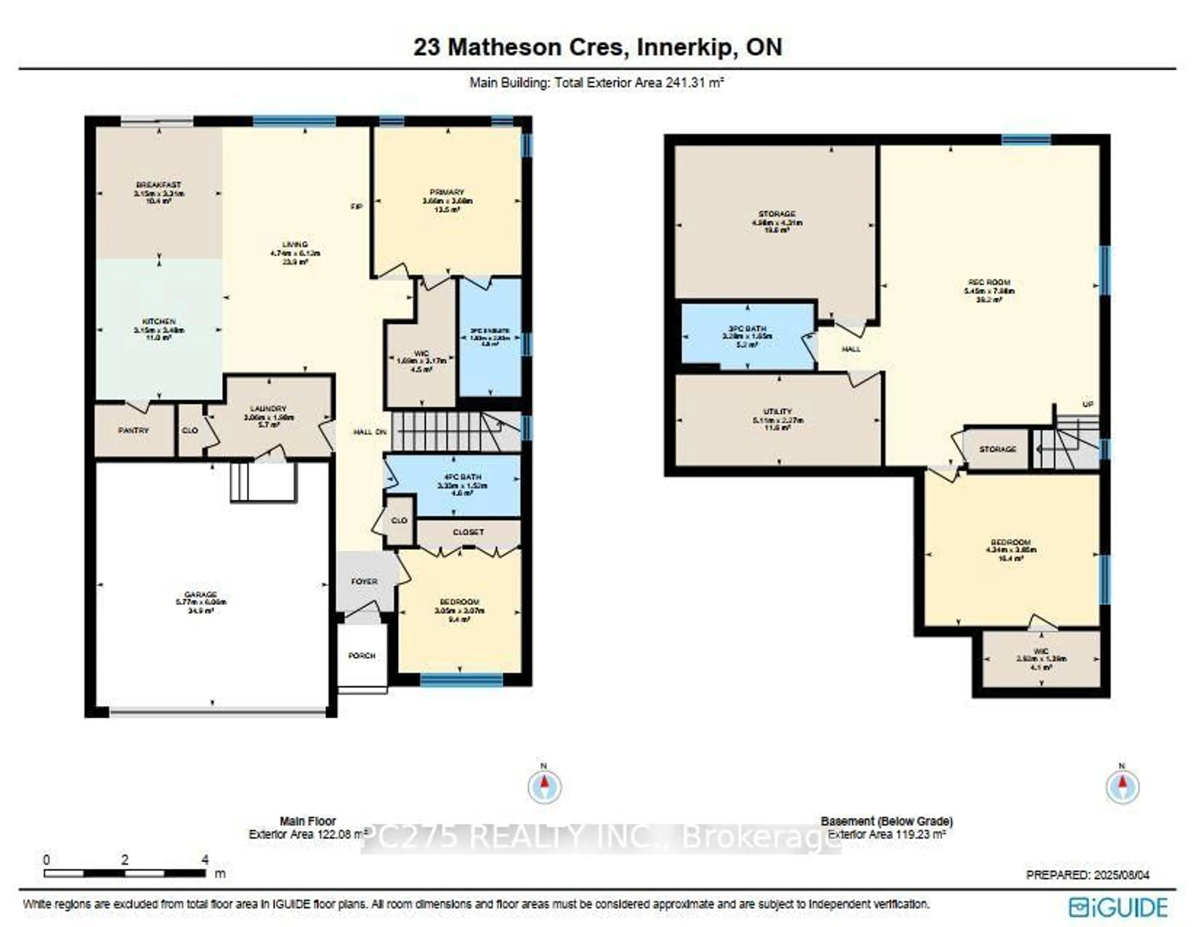 Floor plan for 23 Matheson Cres, East Zorra-Tavistock Ontario N0J 1M0
