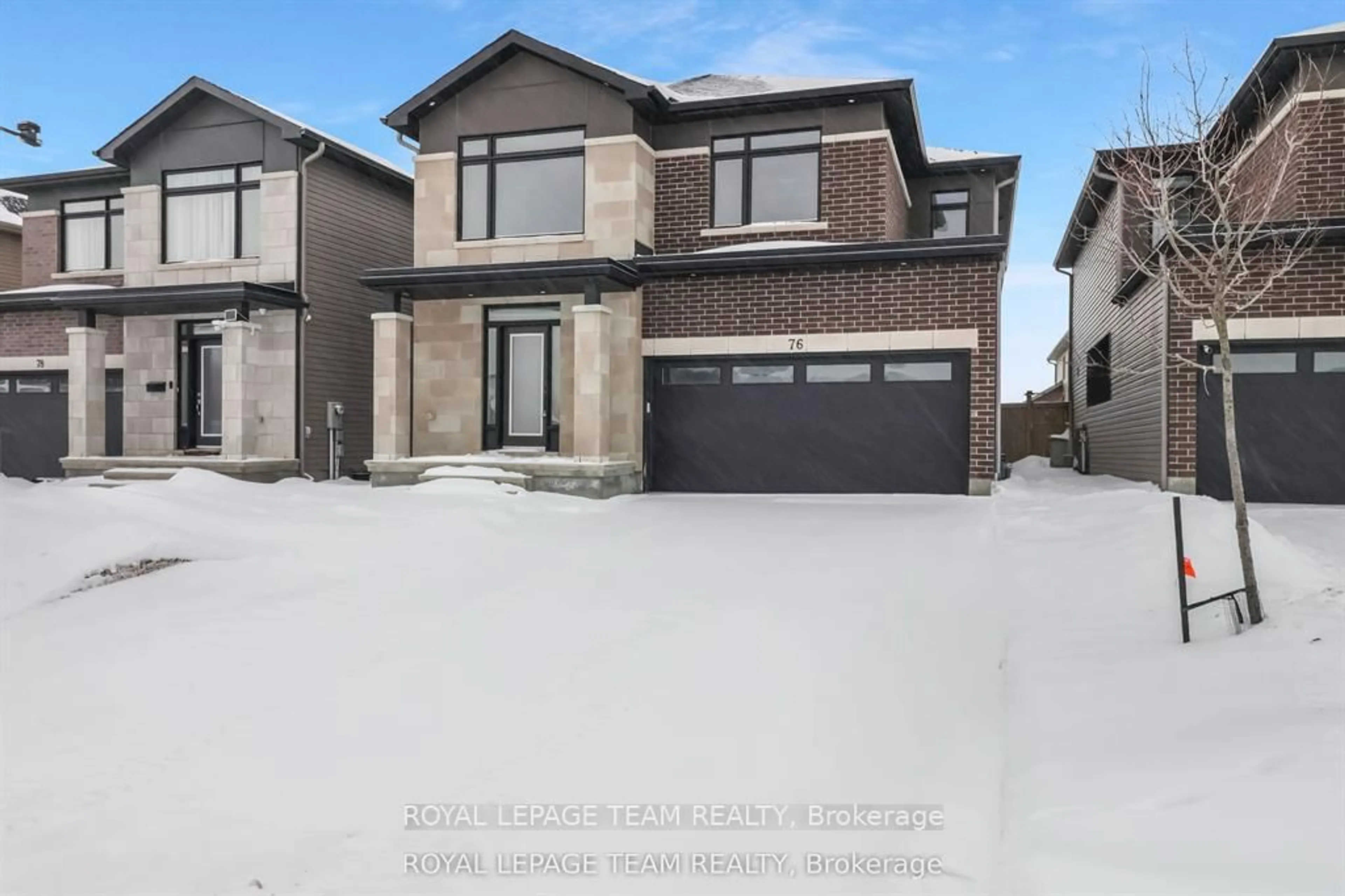 Home with brick exterior material, street for 76 Big Dipper St, Ottawa Ontario K4M 0L8