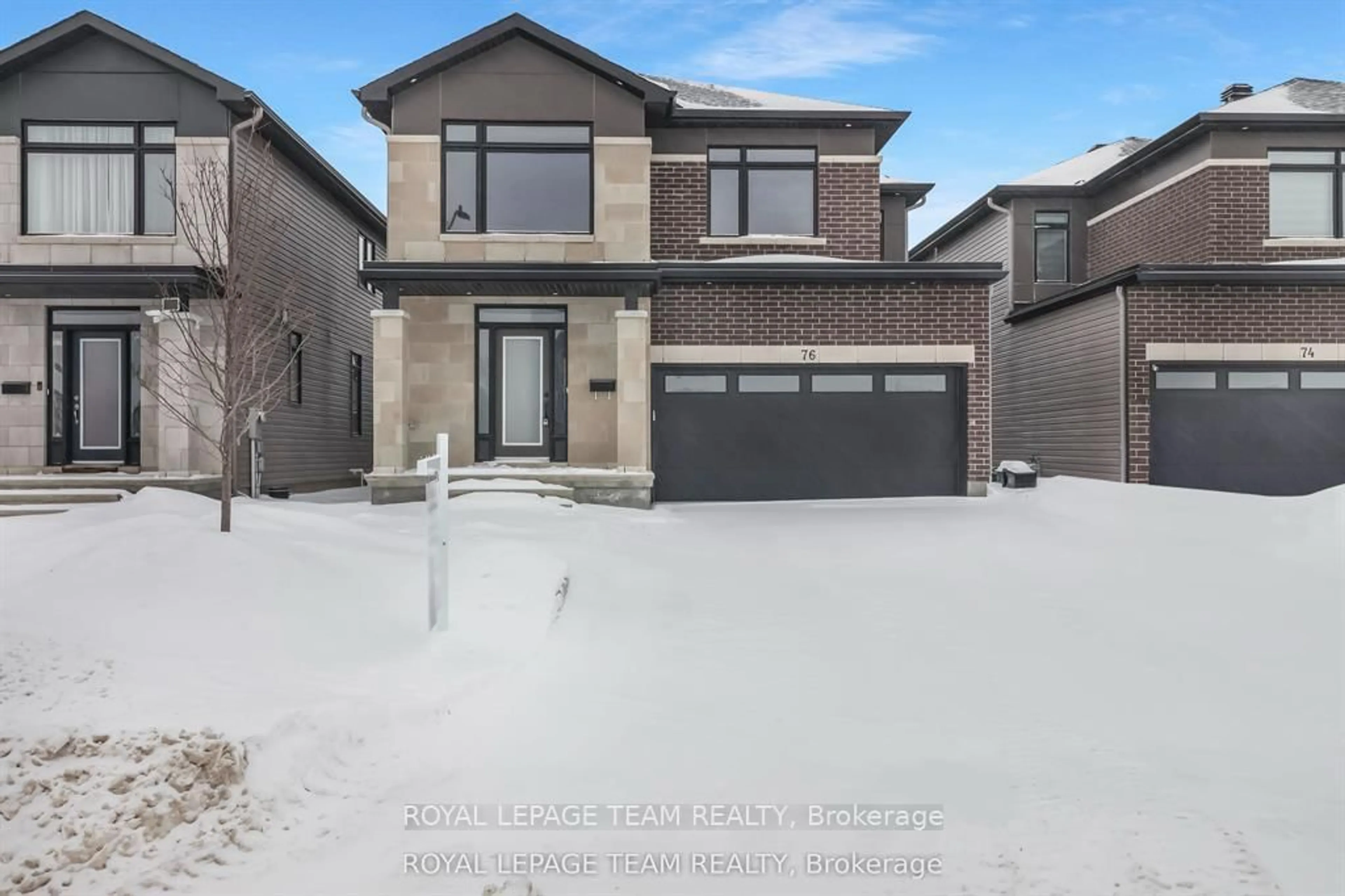 Home with brick exterior material, street for 76 Big Dipper St, Ottawa Ontario K4M 0L8