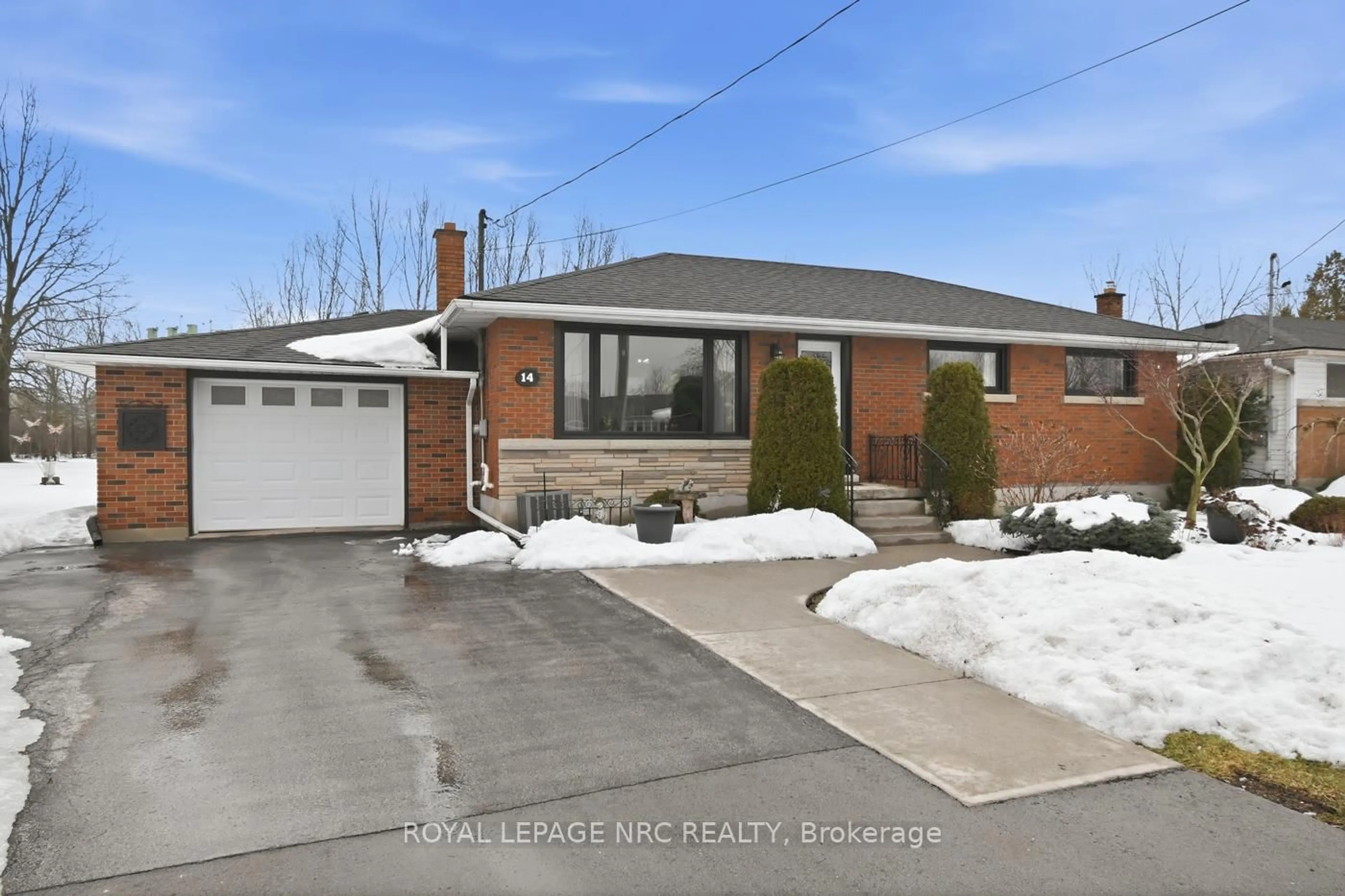 Home with brick exterior material, street for 14 Terrace Ave, Welland Ontario L3C 2C4