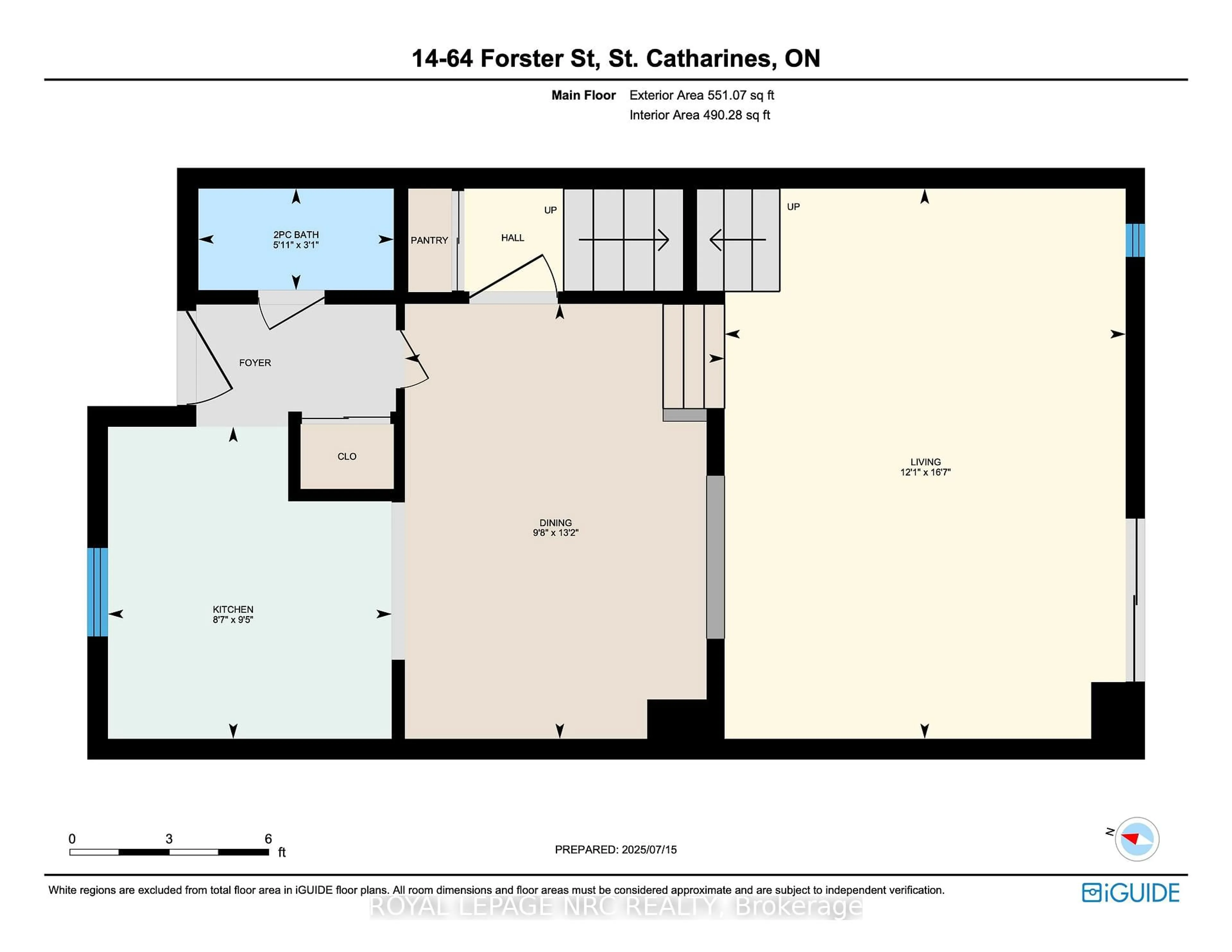 Floor plan for 64 FORSTER St #14, St. Catharines Ontario L2N 6T5