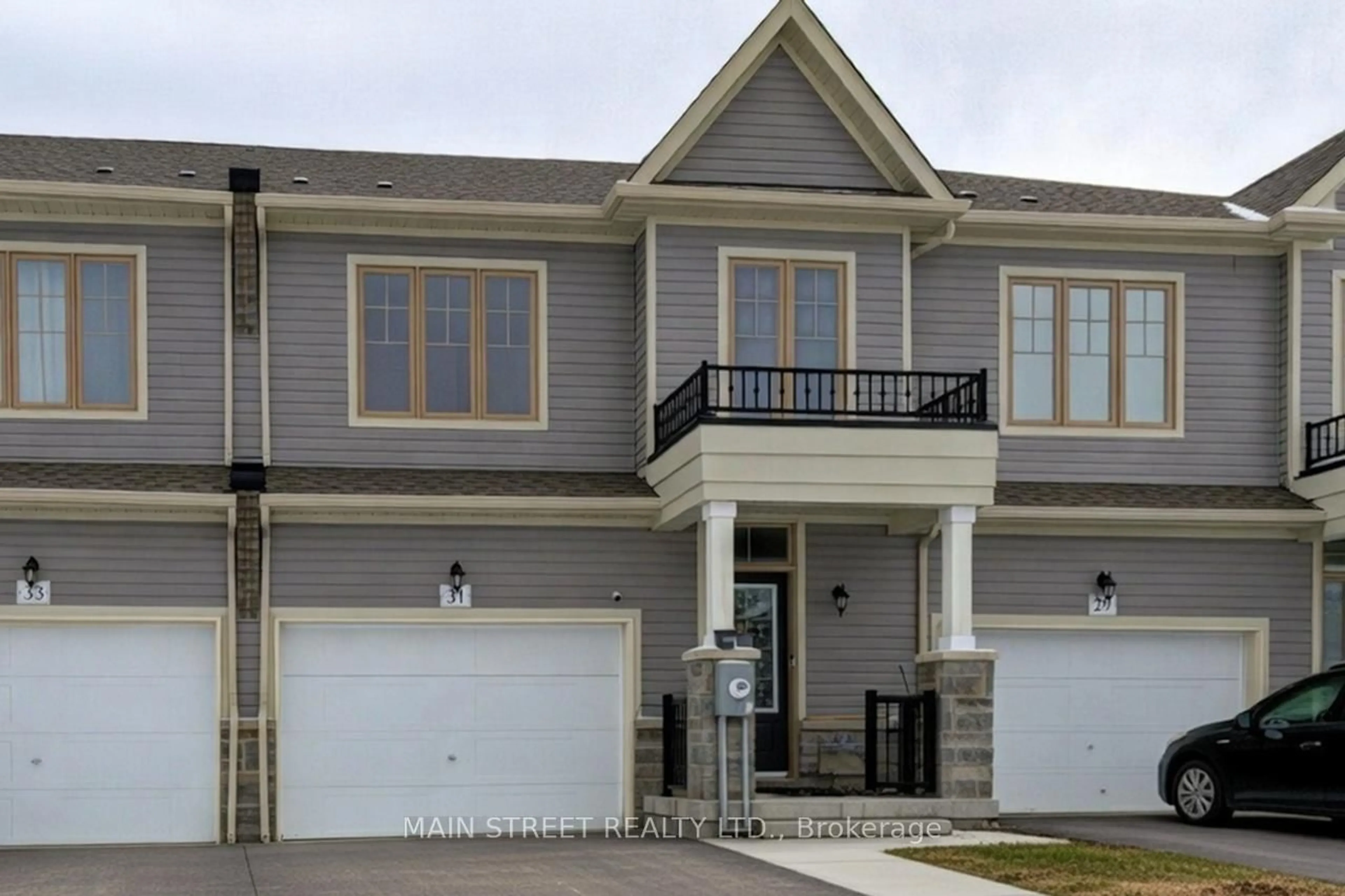 Home with vinyl exterior material, street for 31 Mackenzie St, Southgate Ontario N0C 1B0