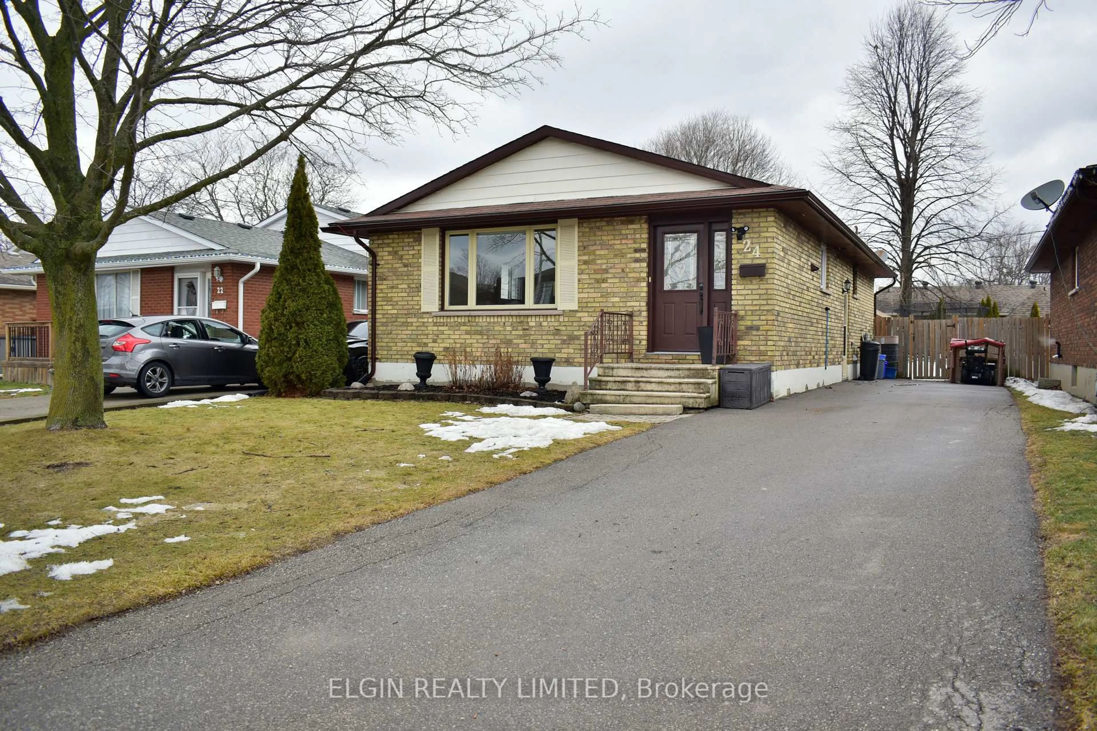 Home with brick exterior material, street for 24 Dyer St, St. Thomas Ontario N5R 5K3