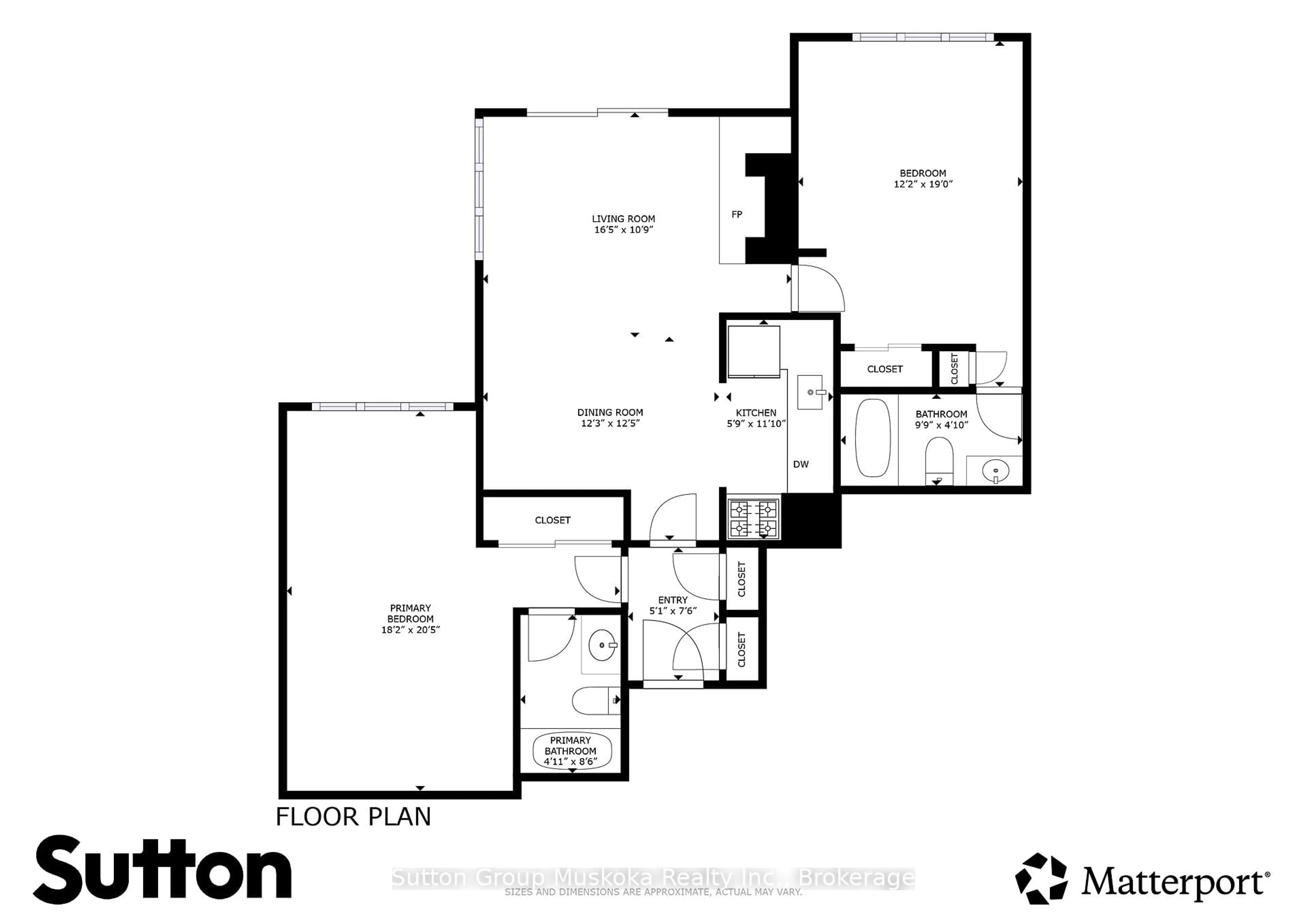 Floor plan for 27-202 Golfview - Deerhurst Dr, Huntsville Ontario P1H 2E8