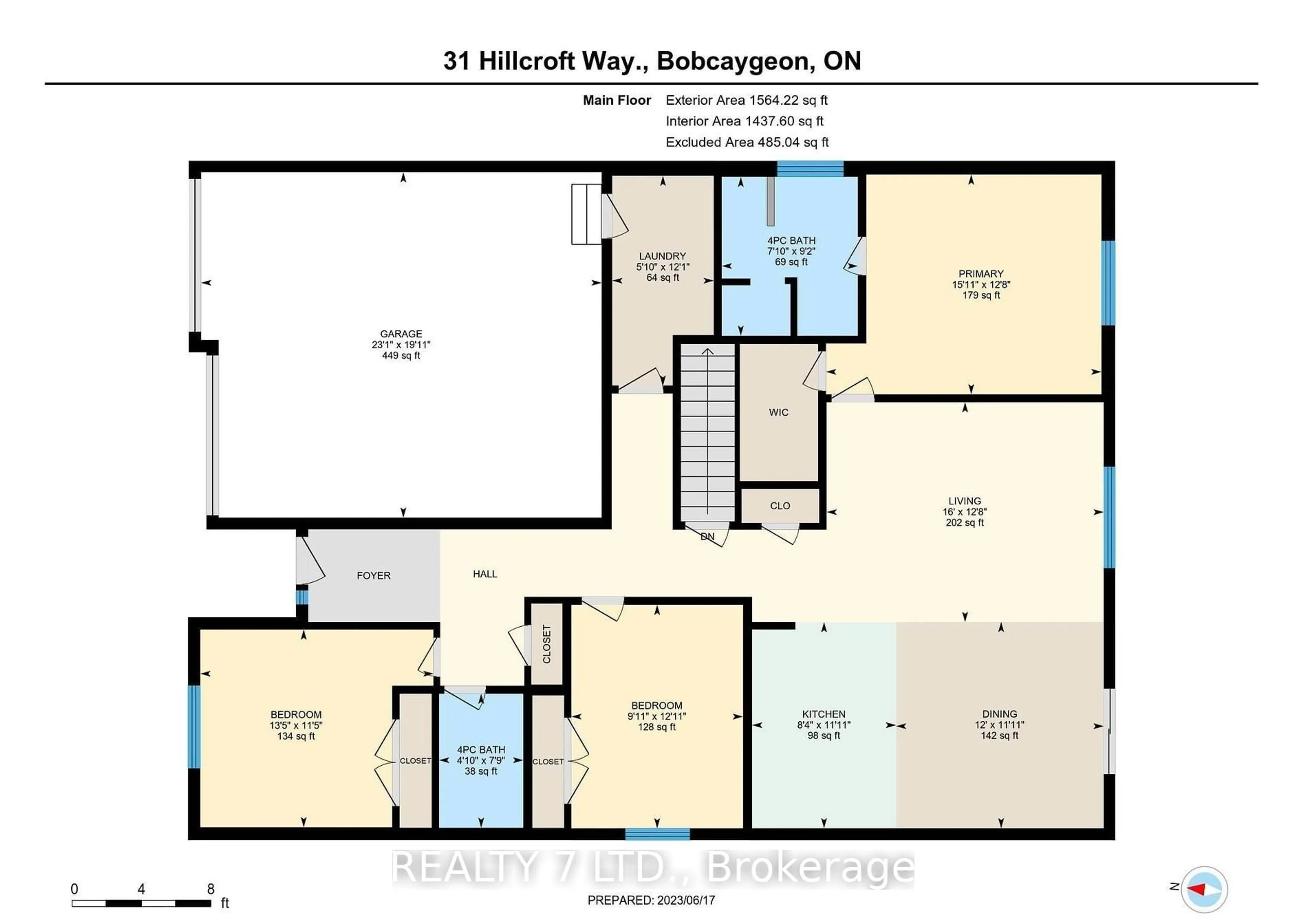 Floor plan for 31 Hillcroft Way, Kawartha Lakes Ontario K0M 1A0