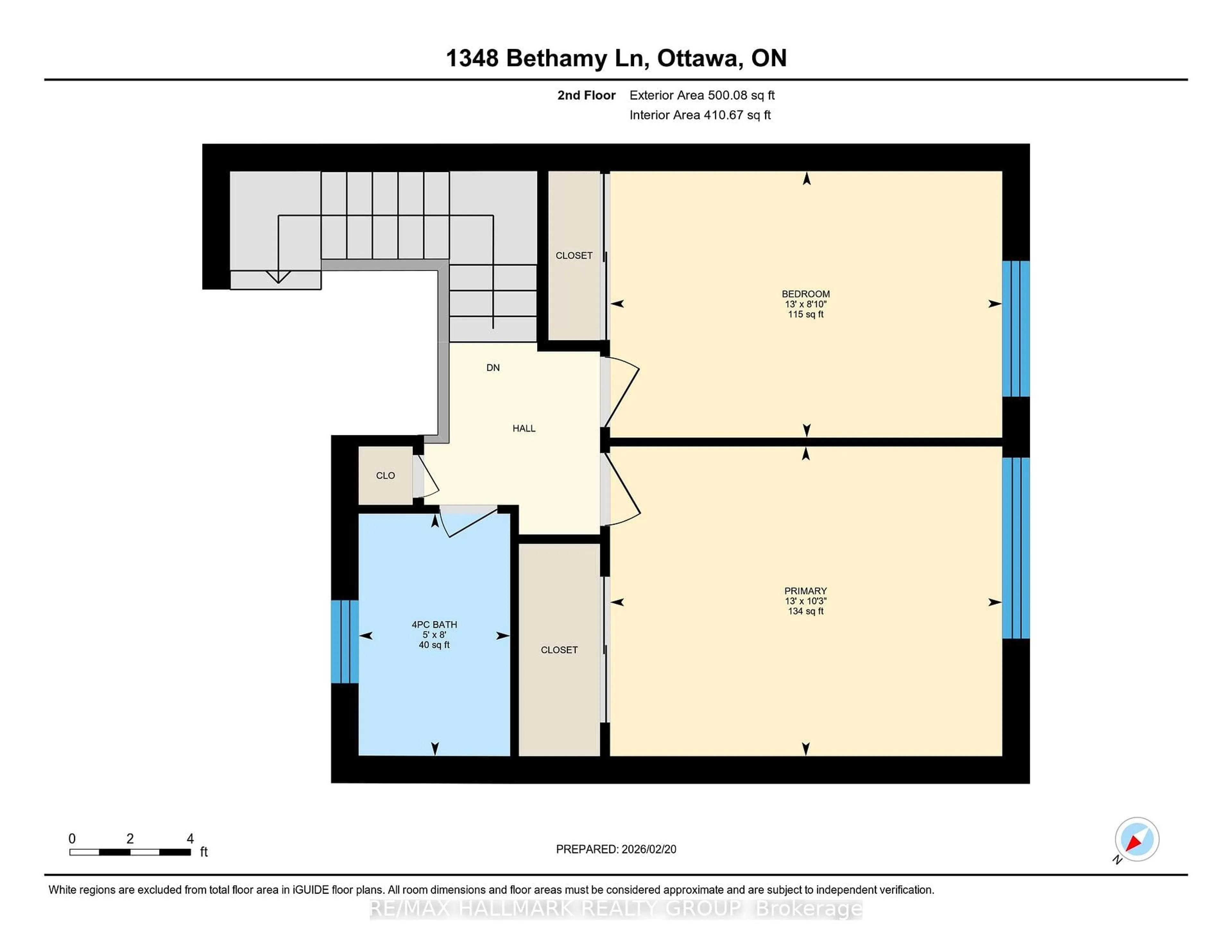 Floor plan for 1348 Bethamy Lane #75, Ottawa Ontario K1J 8P4
