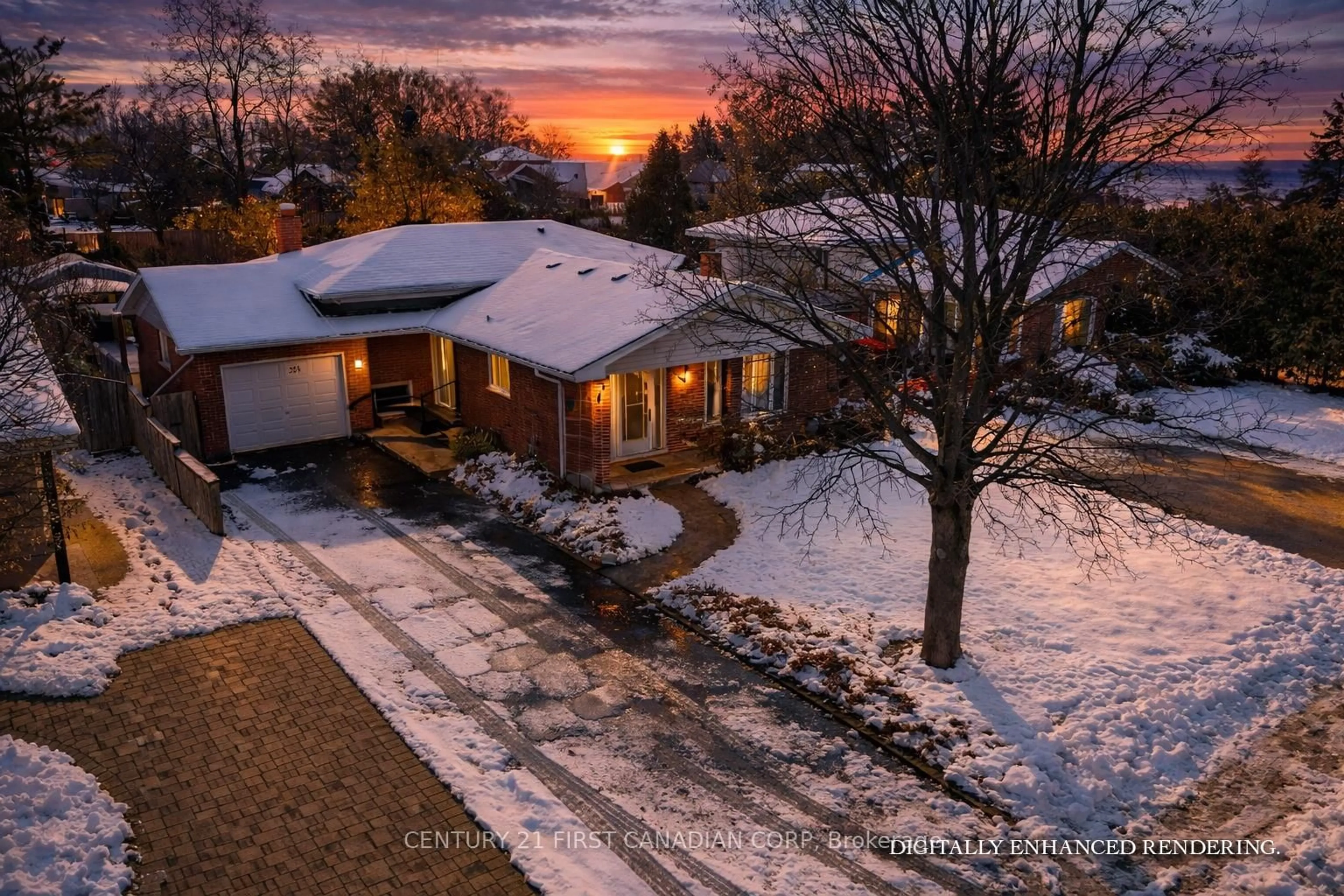 A pic from outside/outdoor area/front of a property/back of a property/a pic from drone, street for 383 Magnolia Cres, London East Ontario N5Y 4T1