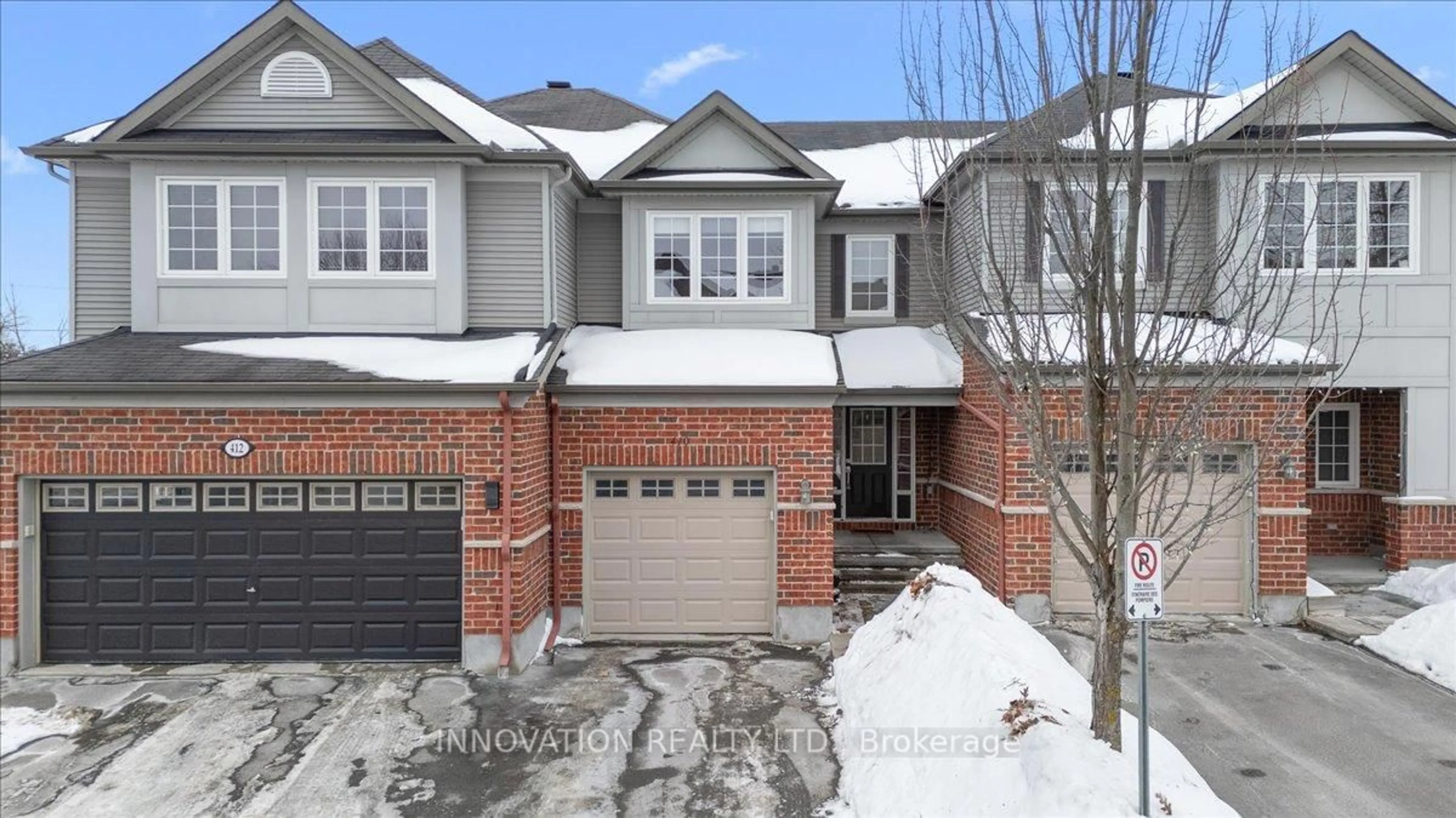 Home with brick exterior material, street for 410 Heathrow Private, Stittsville Ontario K2S 0M9
