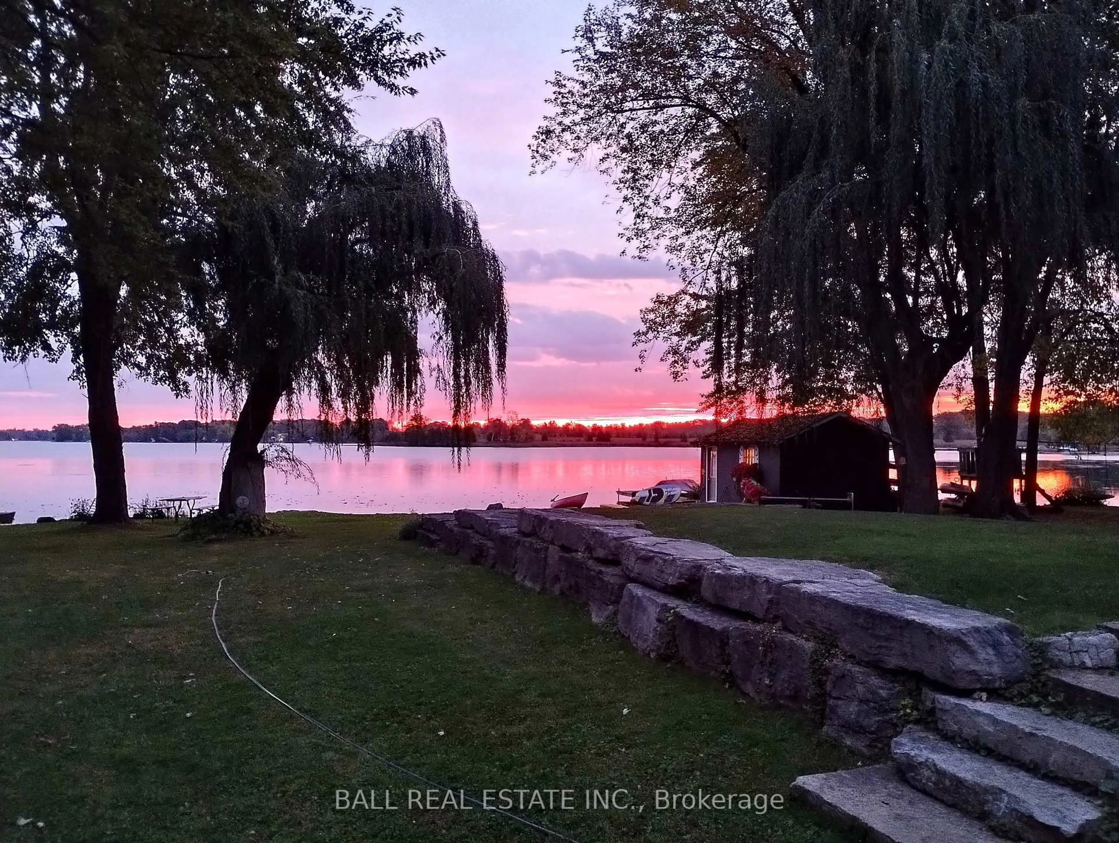 A pic from outside/outdoor area/front of a property/back of a property/a pic from drone, water/lake/river/ocean view for 5 Tralee Circ, Selwyn Ontario K0L 1T0