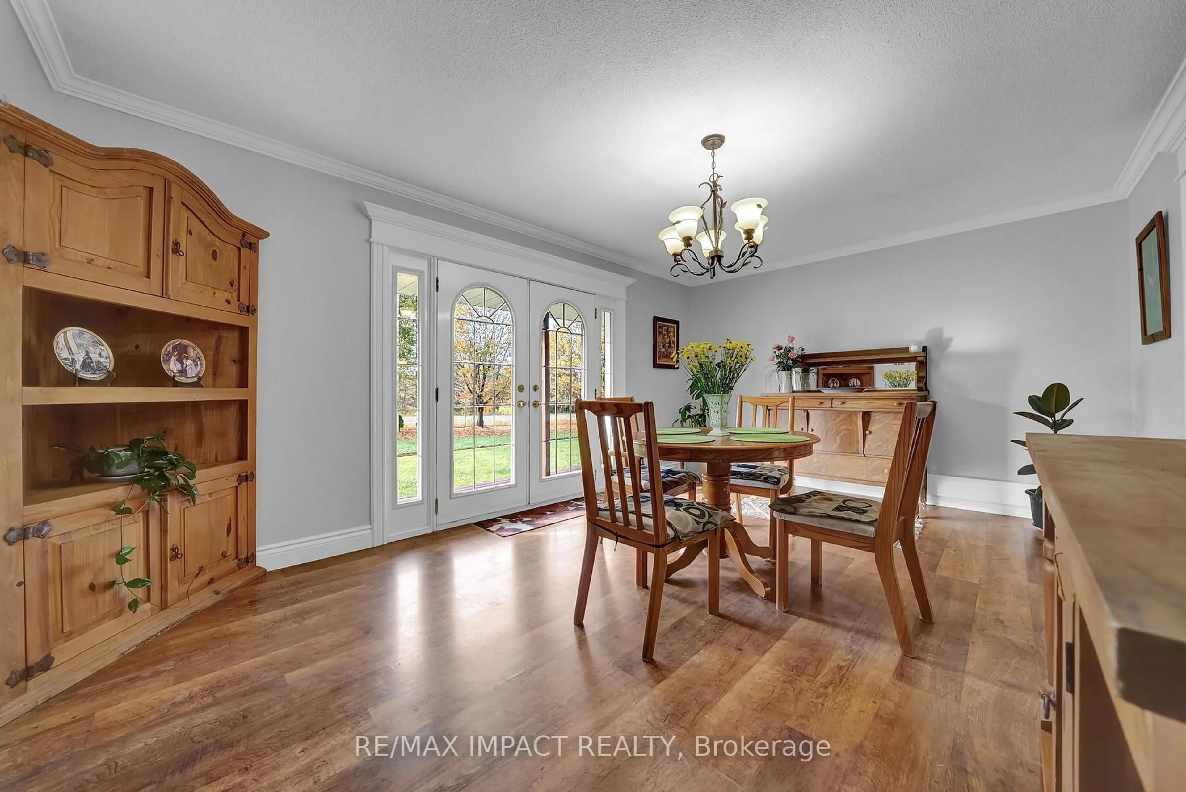 Dining room, wood/laminate floor for 121 Whitehead Rd, Alnwick/Haldimand Ontario K0K 2G0