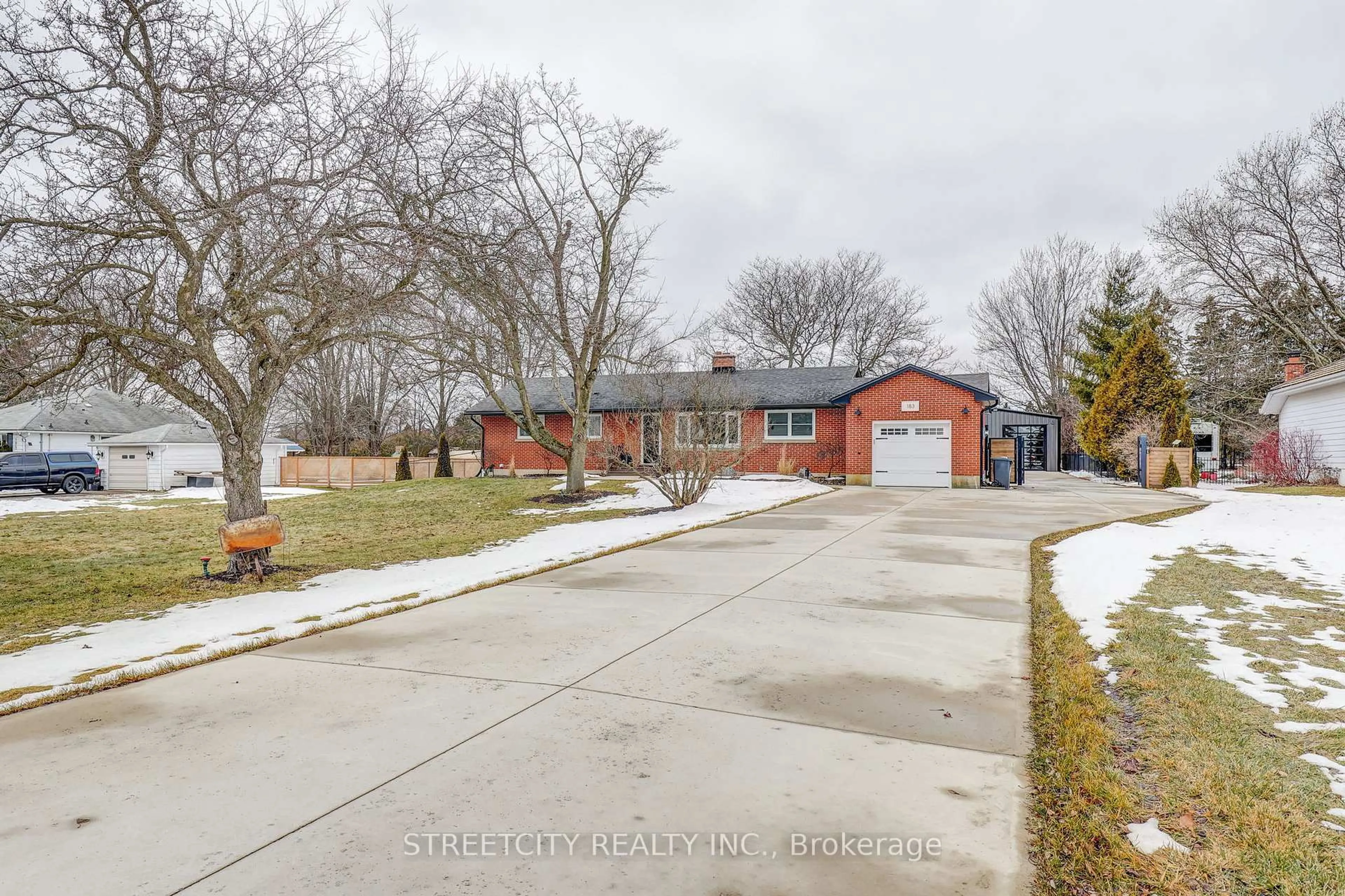 Home with brick exterior material, street for 183 Centennial Ave, Central Elgin Ontario N5R 5B3
